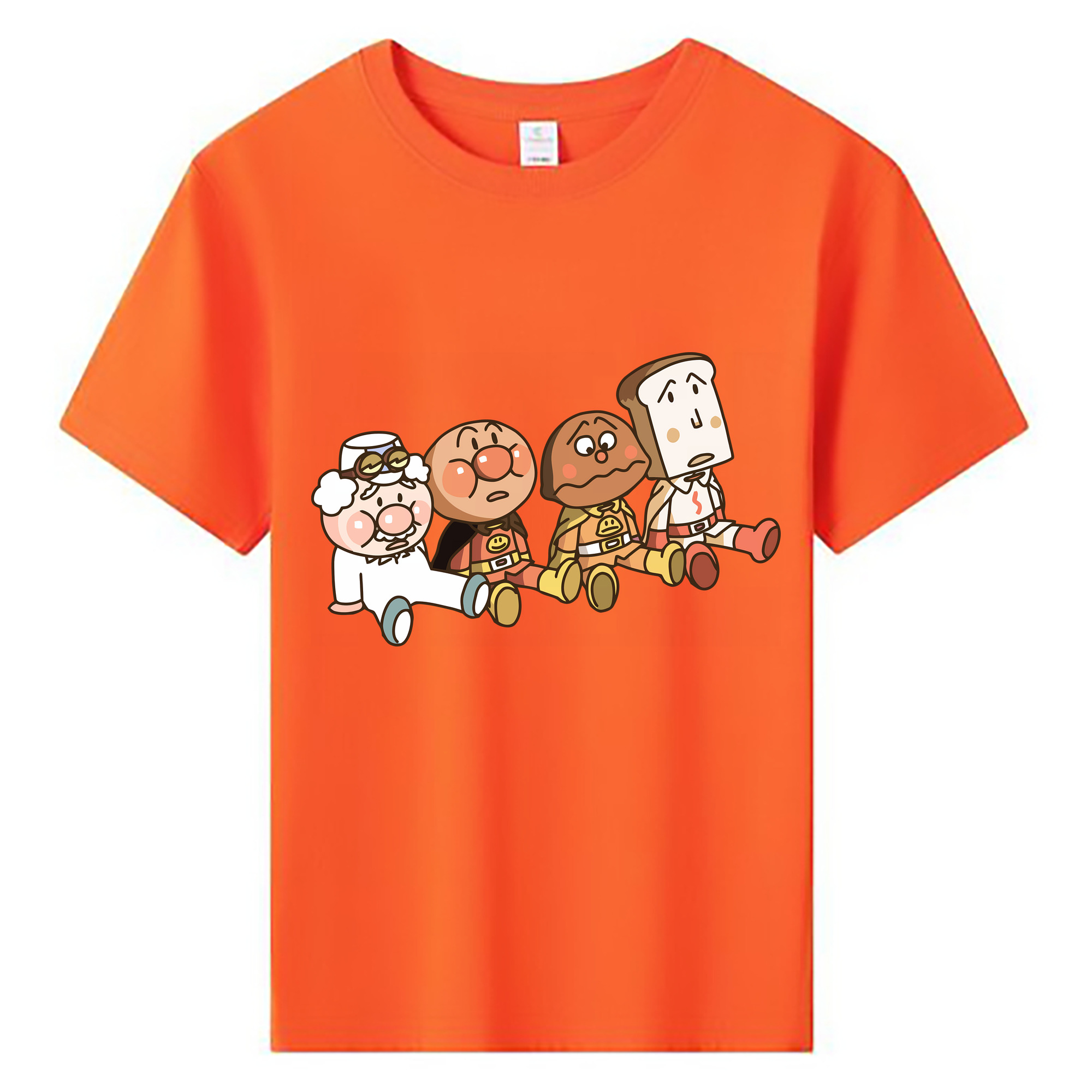 （画像用） アンパンマン Anpanman 綿100％キッズTシャツ（フロントプリント）