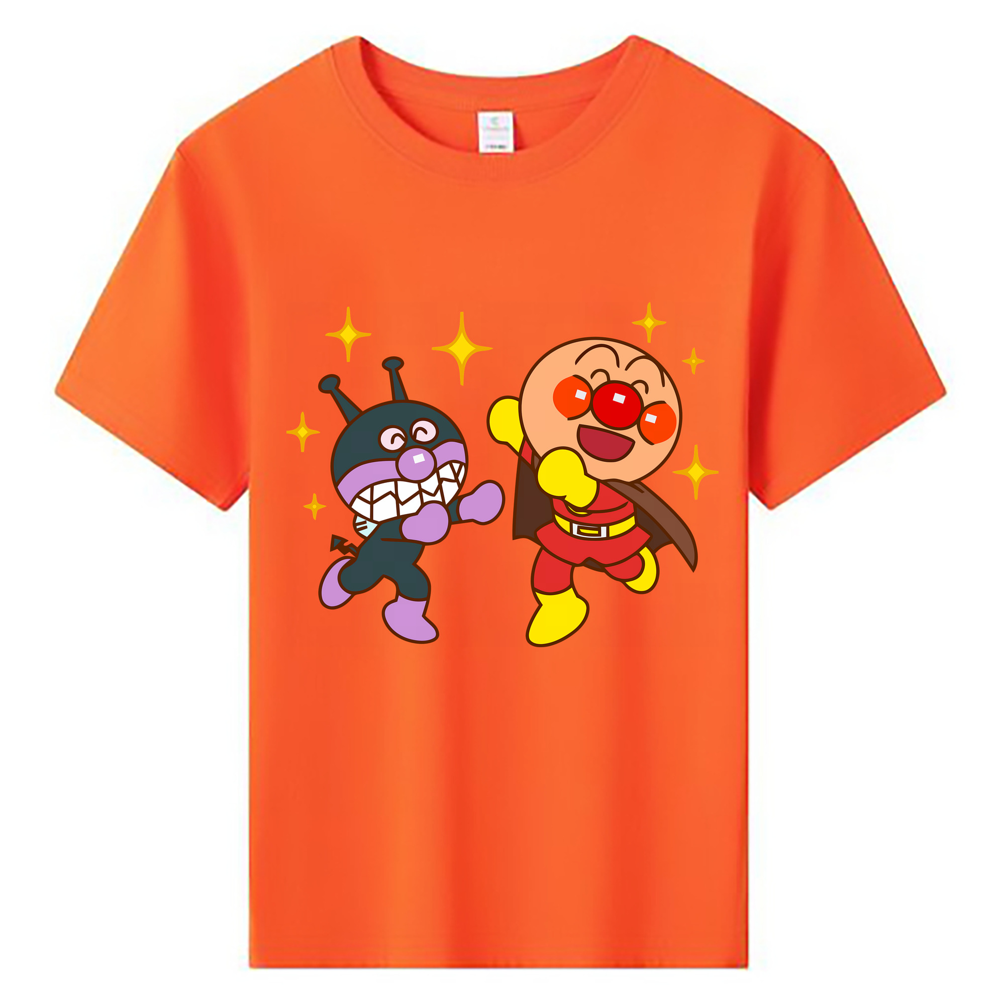 （画像用） アンパンマン Anpanman 綿100％キッズTシャツ（フロントプリント）