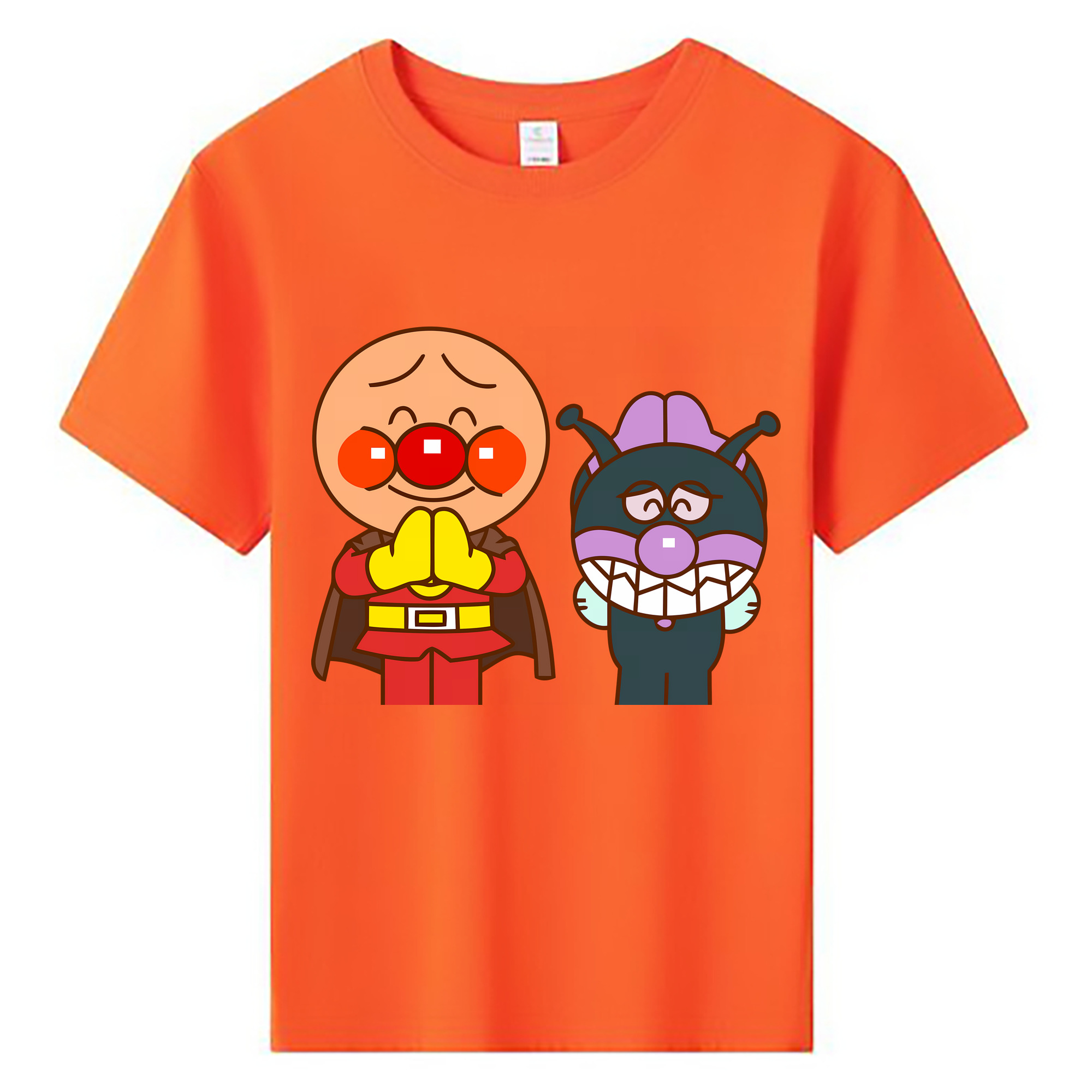 （画像用） アンパンマン Anpanman 綿100％キッズTシャツ（フロントプリント）