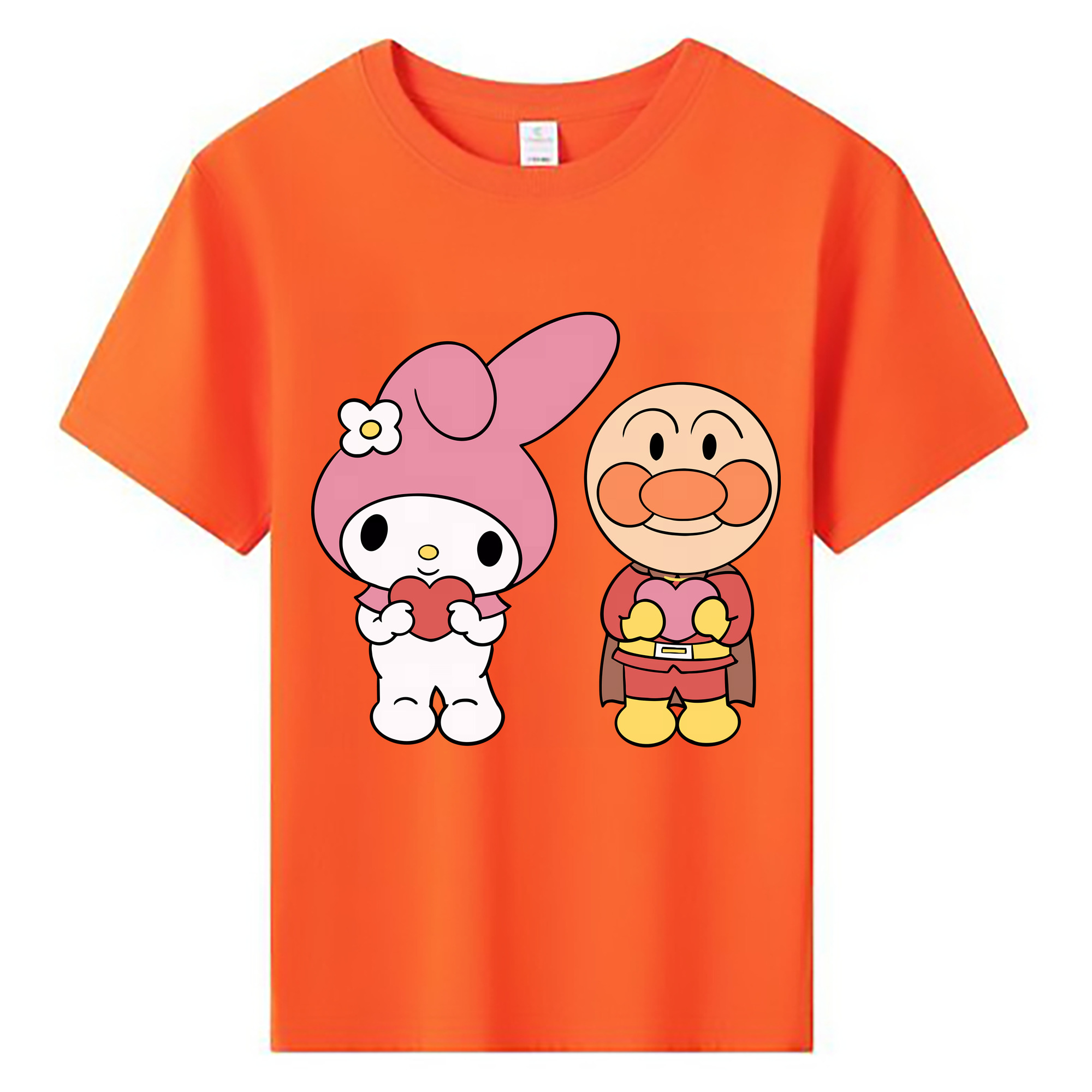 （画像用） アンパンマン Anpanman 綿100％キッズTシャツ（フロントプリント）