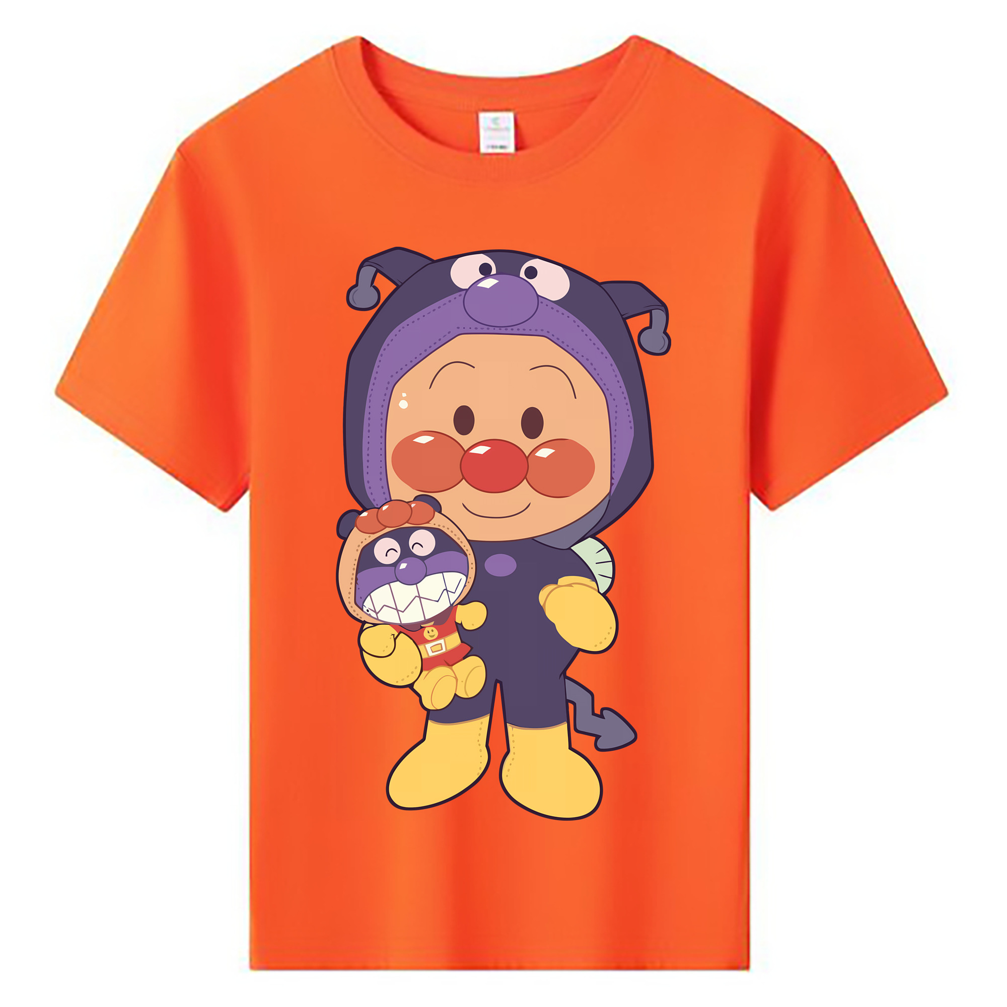 （画像用） アンパンマン Anpanman 綿100％キッズTシャツ（フロントプリント）