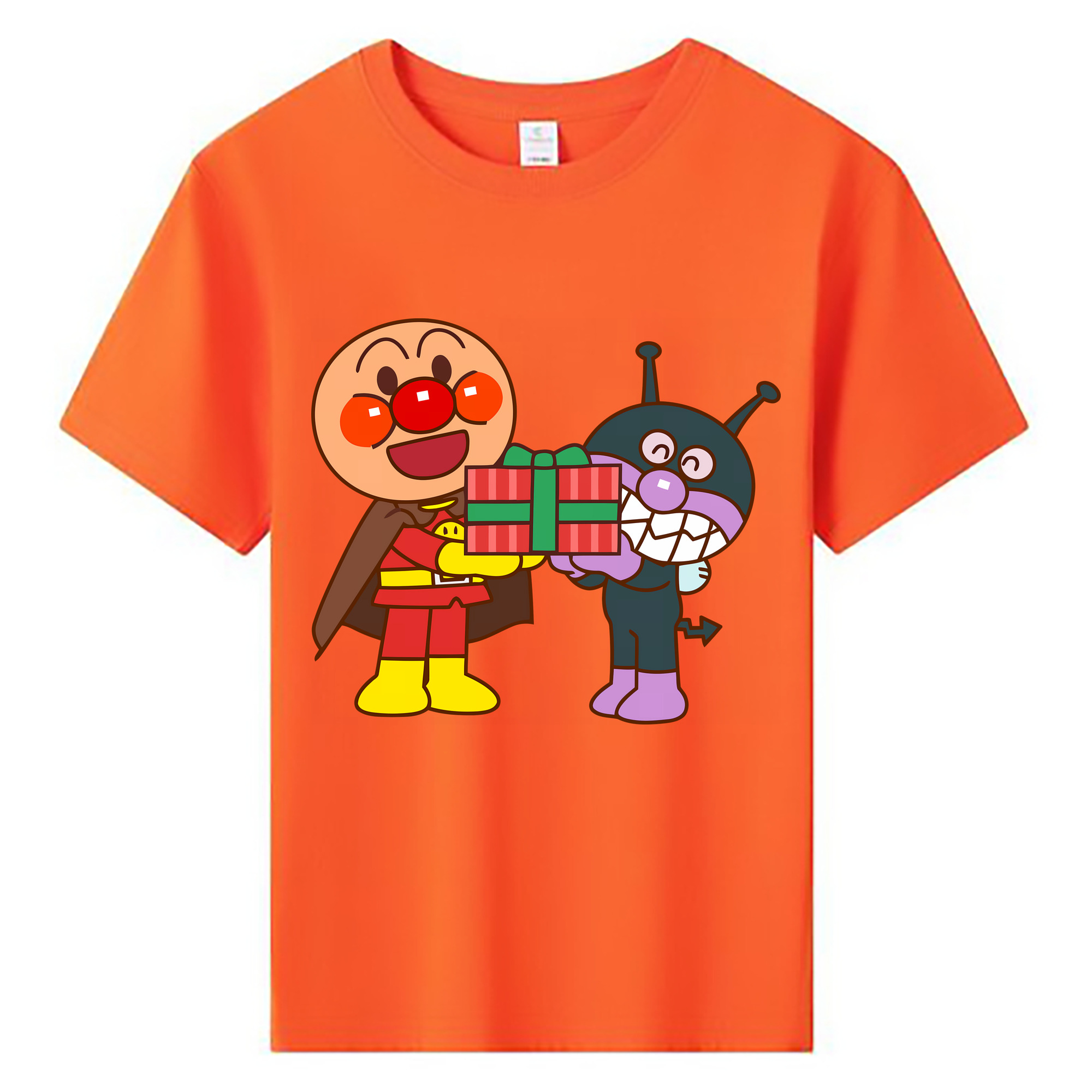 （画像用） アンパンマン Anpanman 綿100％キッズTシャツ（フロントプリント）