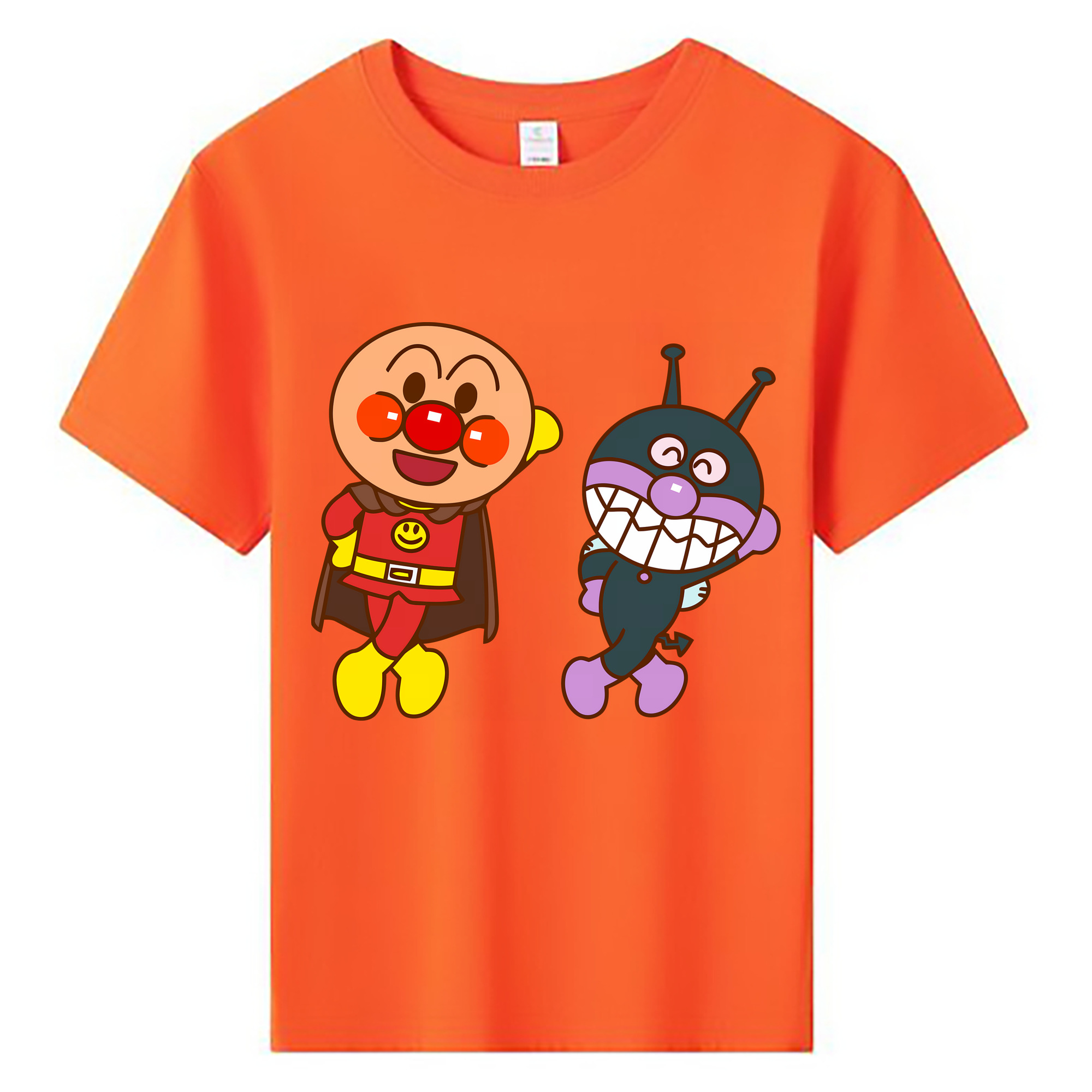（画像用） アンパンマン Anpanman 綿100％キッズTシャツ（フロントプリント）
