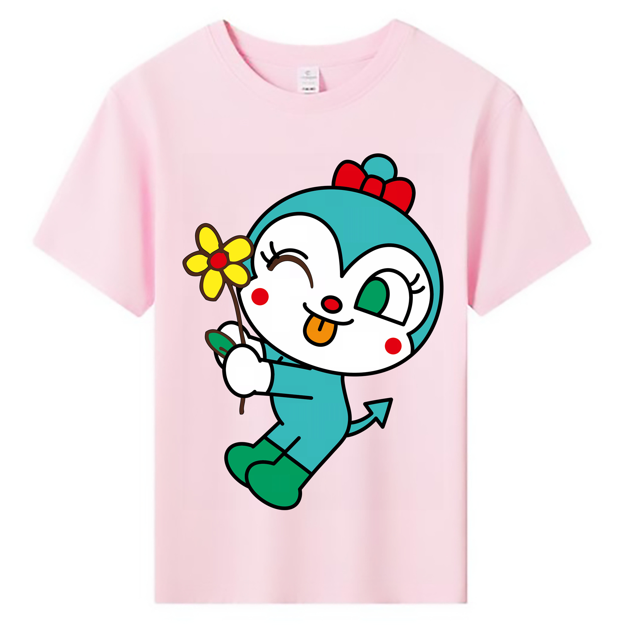 （画像用） アンパンマン Anpanman 綿100％キッズTシャツ（フロントプリント）