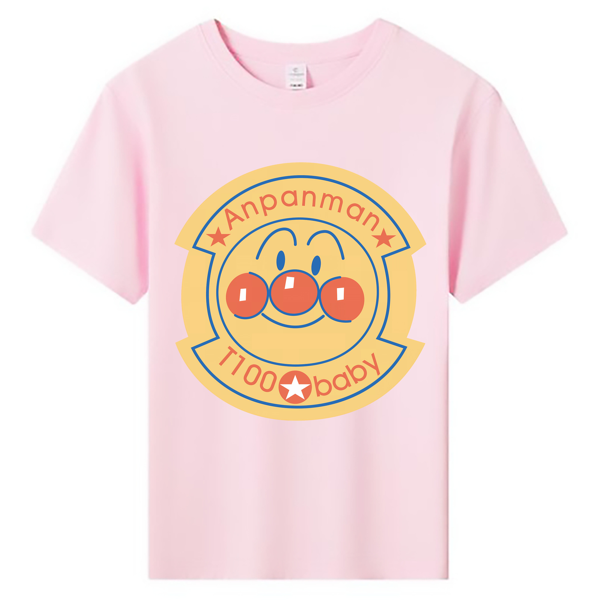 （画像用） アンパンマン Anpanman 綿100％キッズTシャツ（フロントプリント）
