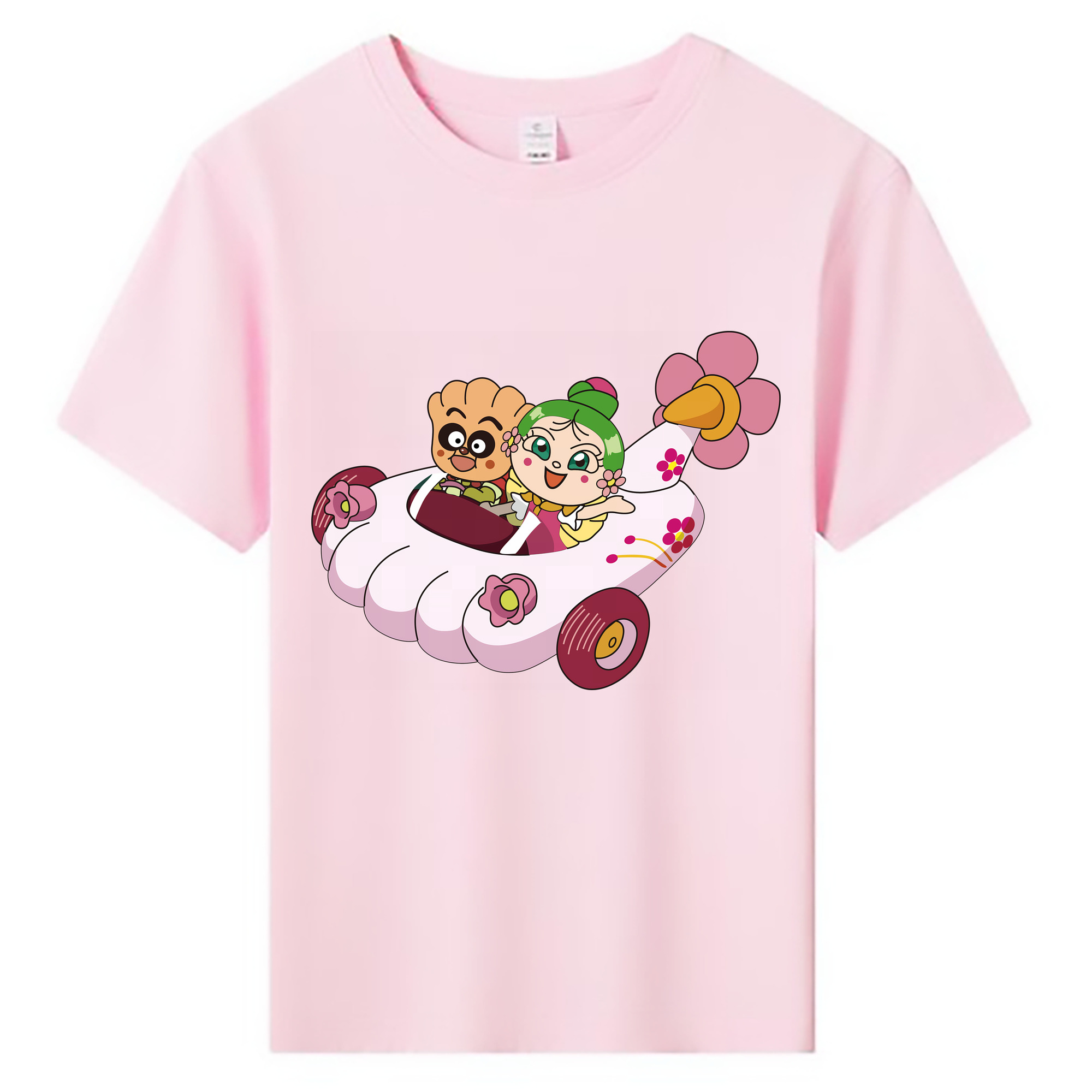 （画像用） アンパンマン Anpanman 綿100％キッズTシャツ（フロントプリント）