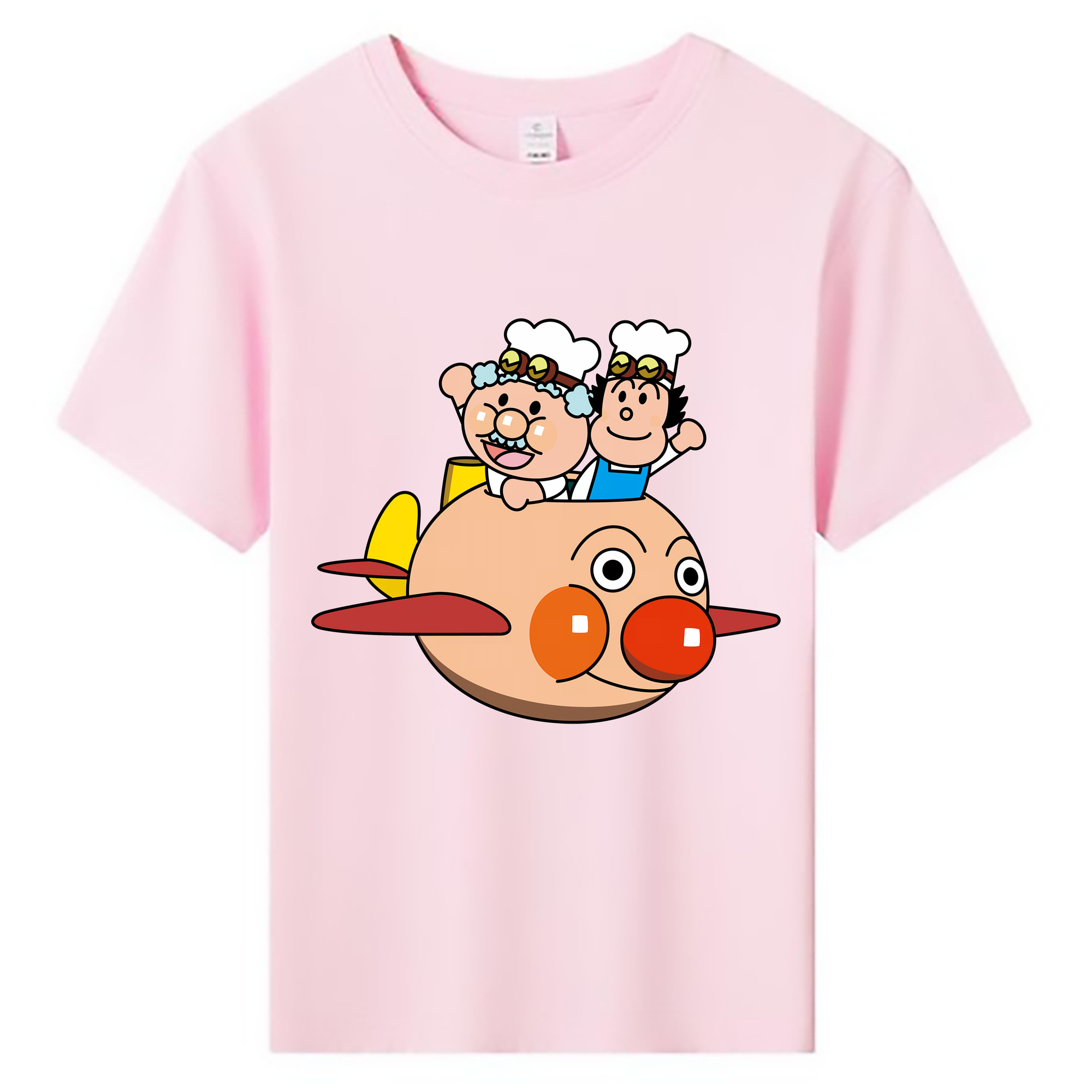 （画像用） アンパンマン Anpanman 綿100％キッズTシャツ（フロントプリント）