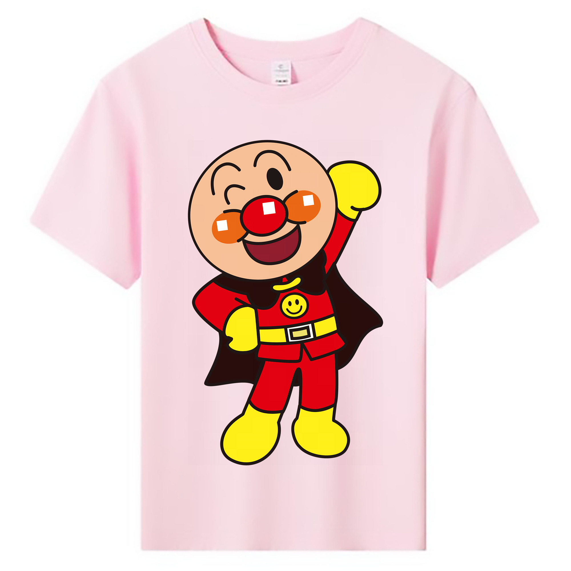 （画像用） アンパンマン Anpanman 綿100％キッズTシャツ（フロントプリント）