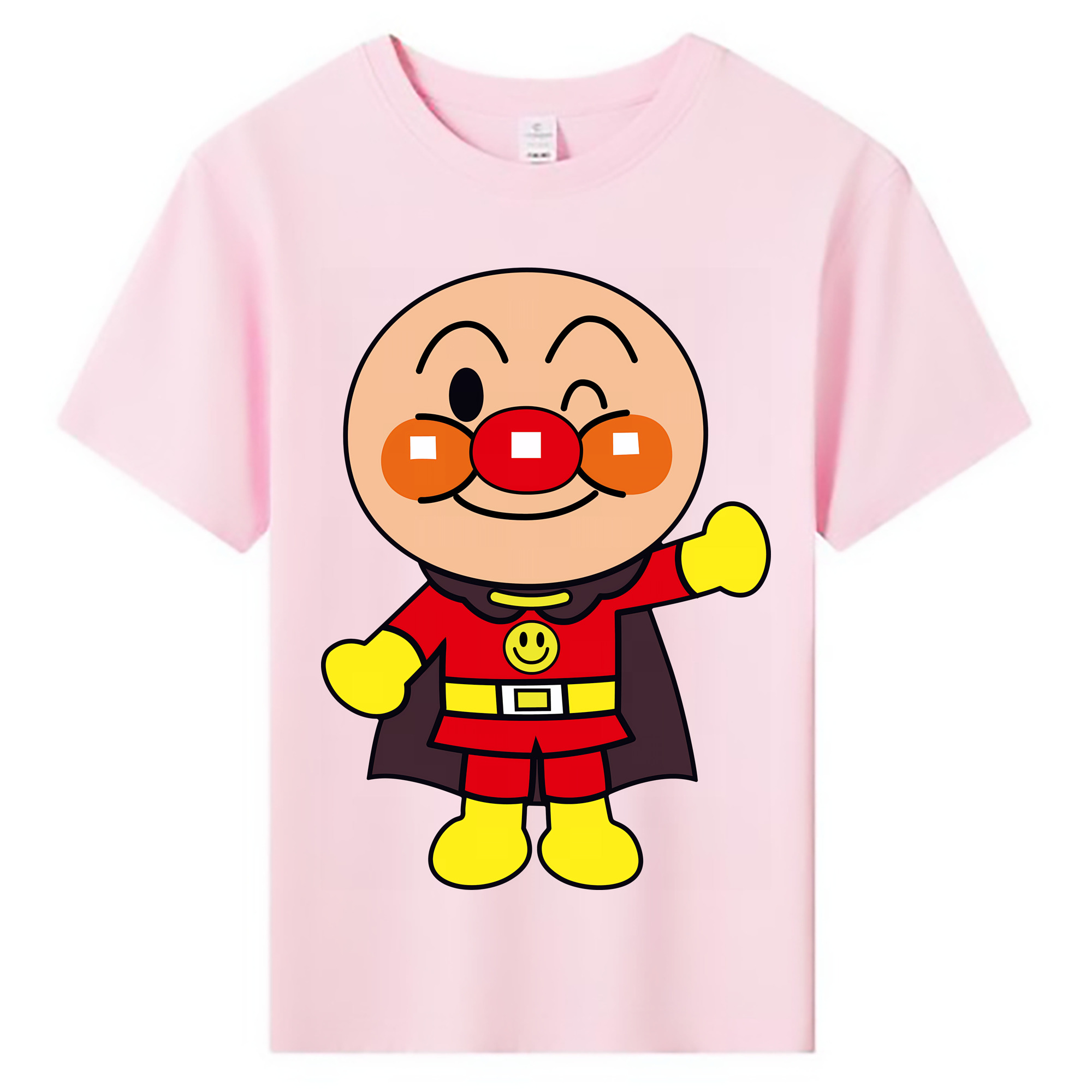 （画像用） アンパンマン Anpanman 綿100％キッズTシャツ（フロントプリント）