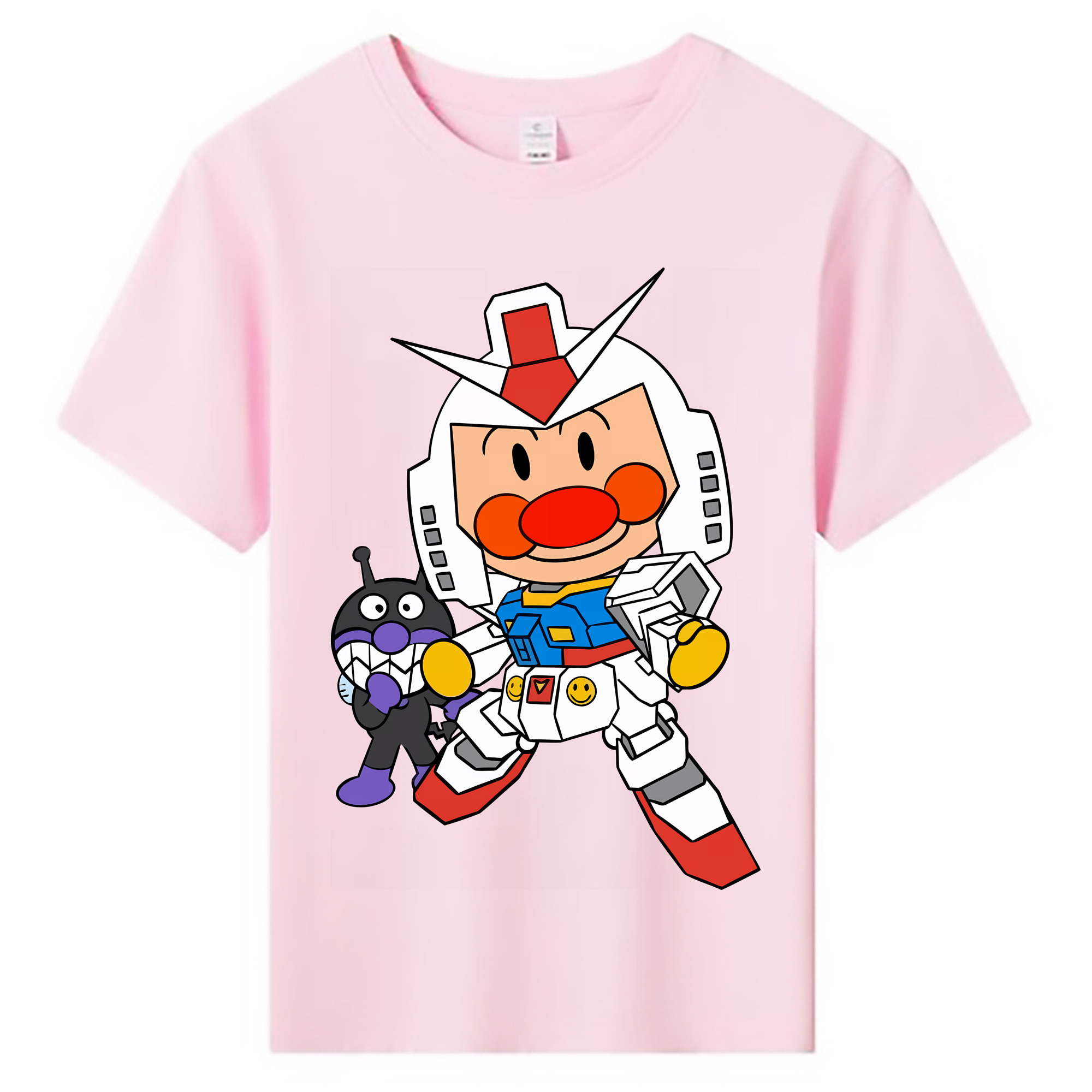（画像用） アンパンマン Anpanman 綿100％キッズTシャツ（フロントプリント）