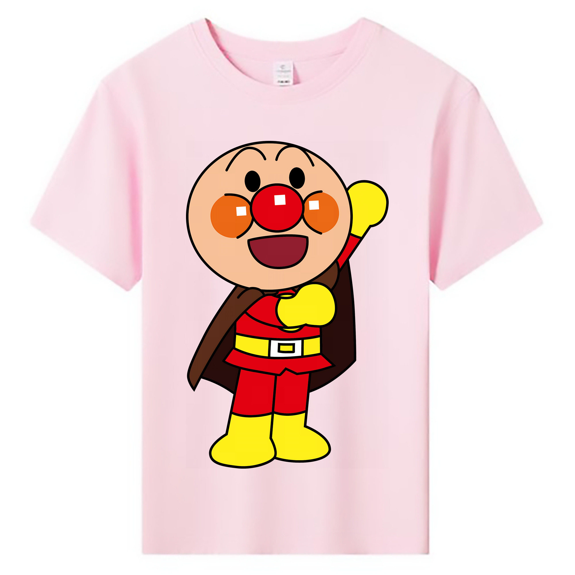 （画像用） アンパンマン Anpanman 綿100％キッズTシャツ（フロントプリント）