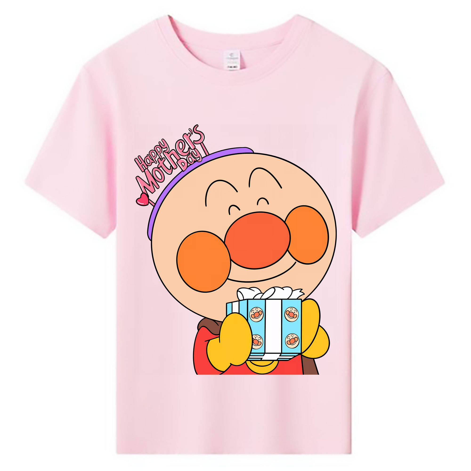 （画像用） アンパンマン Anpanman 綿100％キッズTシャツ（フロントプリント）
