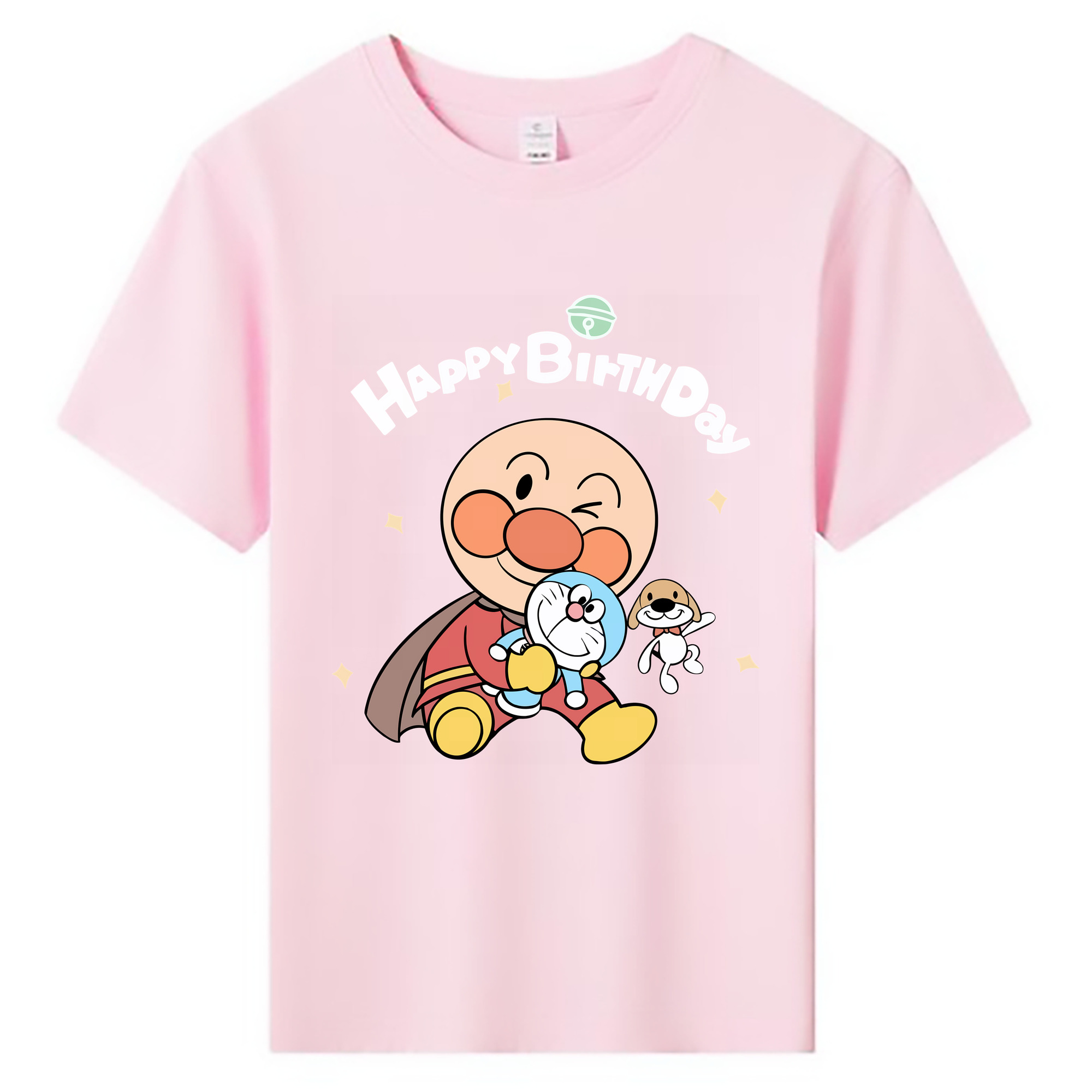 （画像用） アンパンマン Anpanman 綿100％キッズTシャツ（フロントプリント）