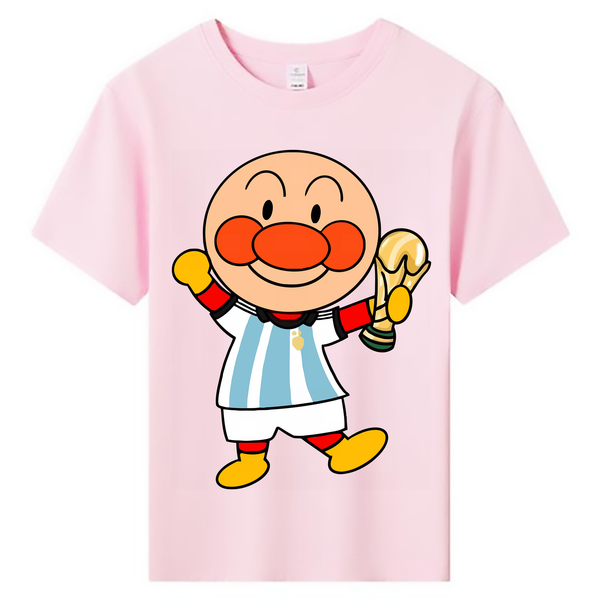 （画像用） アンパンマン Anpanman 綿100％キッズTシャツ（フロントプリント）