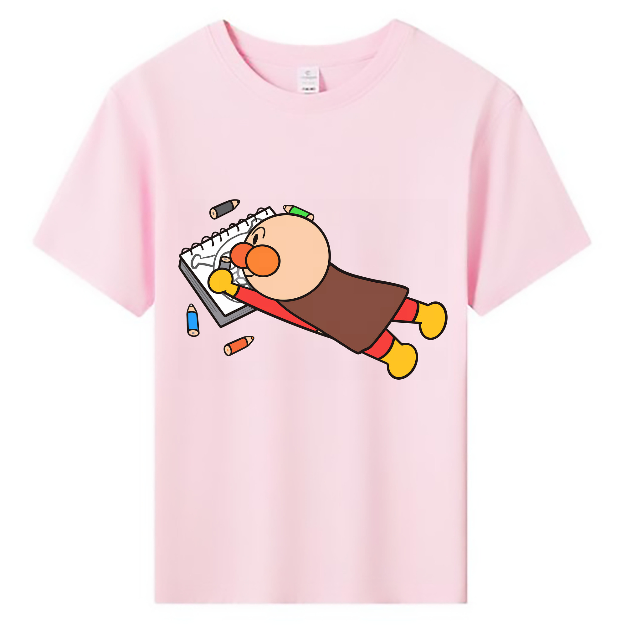 （画像用） アンパンマン Anpanman 綿100％キッズTシャツ（フロントプリント）