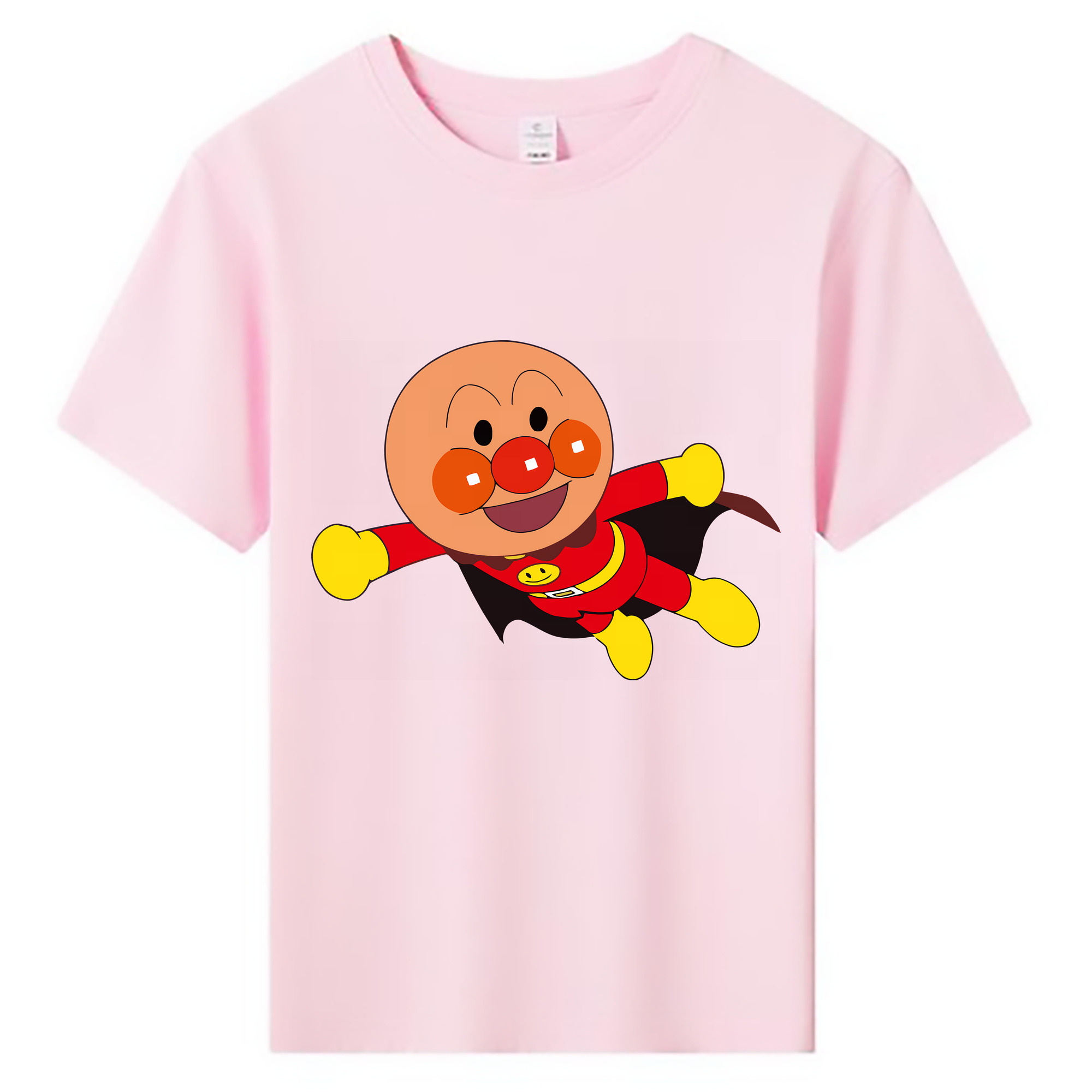 （画像用） アンパンマン Anpanman 綿100％キッズTシャツ（フロントプリント）