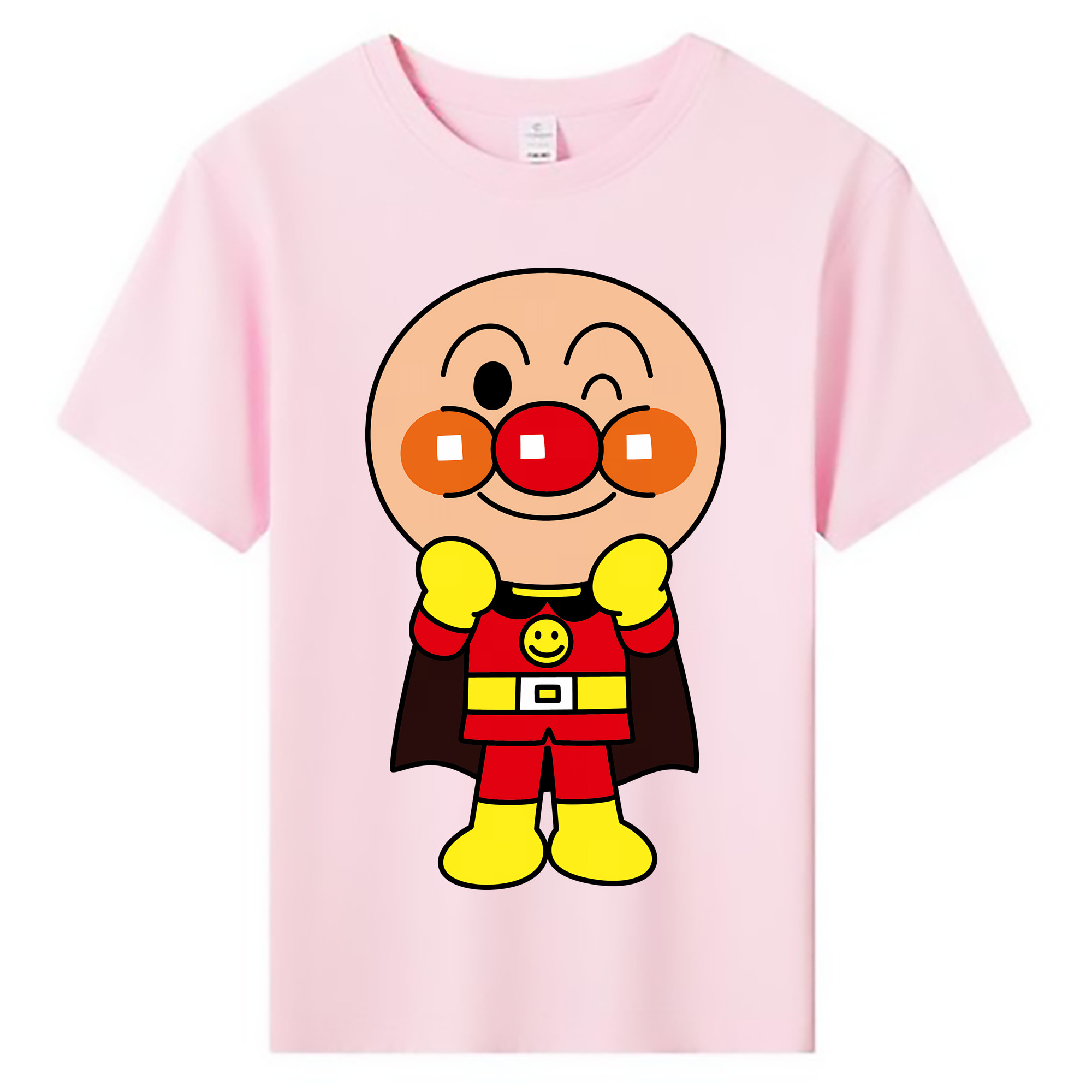 （画像用） アンパンマン Anpanman 綿100％キッズTシャツ（フロントプリント）