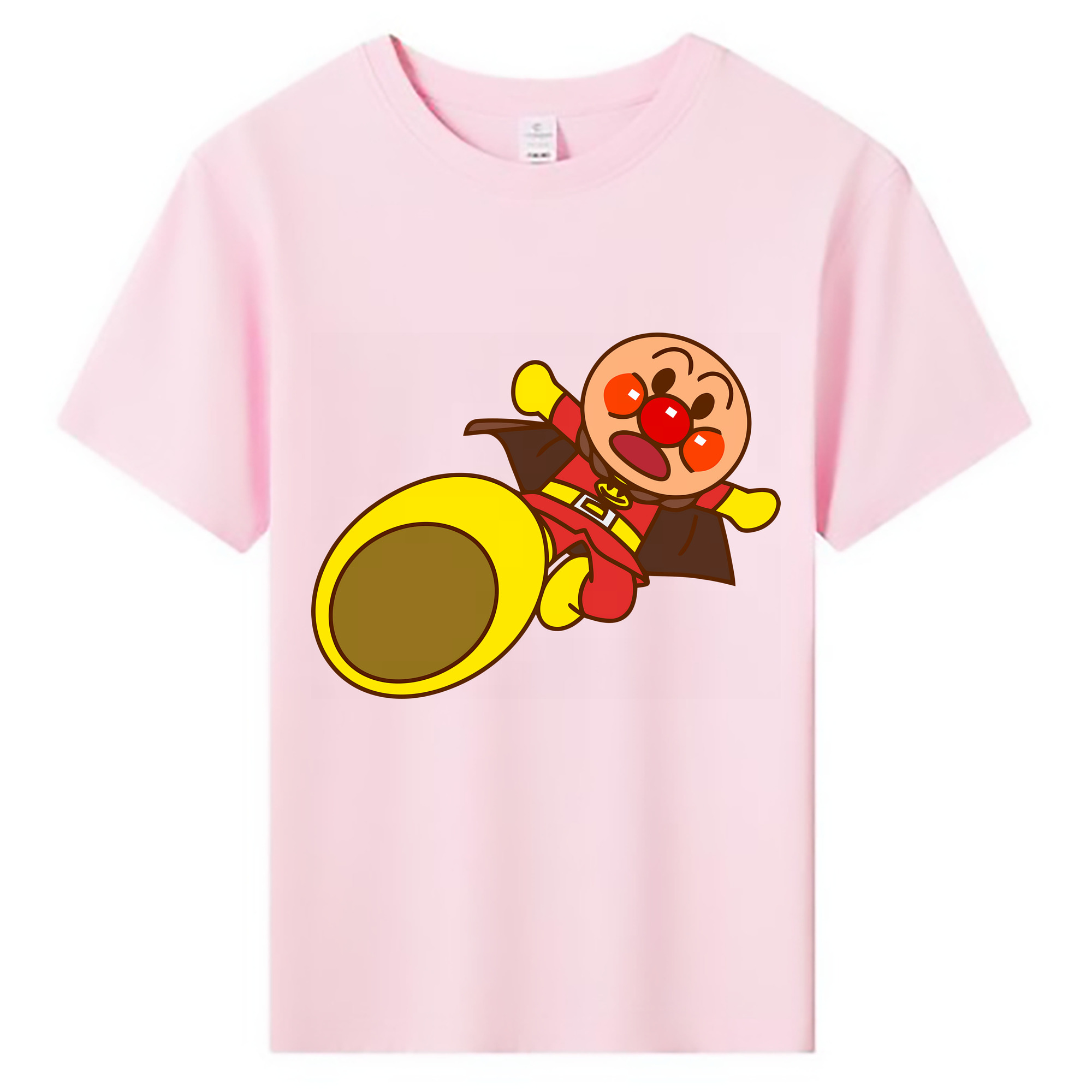 （画像用） アンパンマン Anpanman 綿100％キッズTシャツ（フロントプリント）