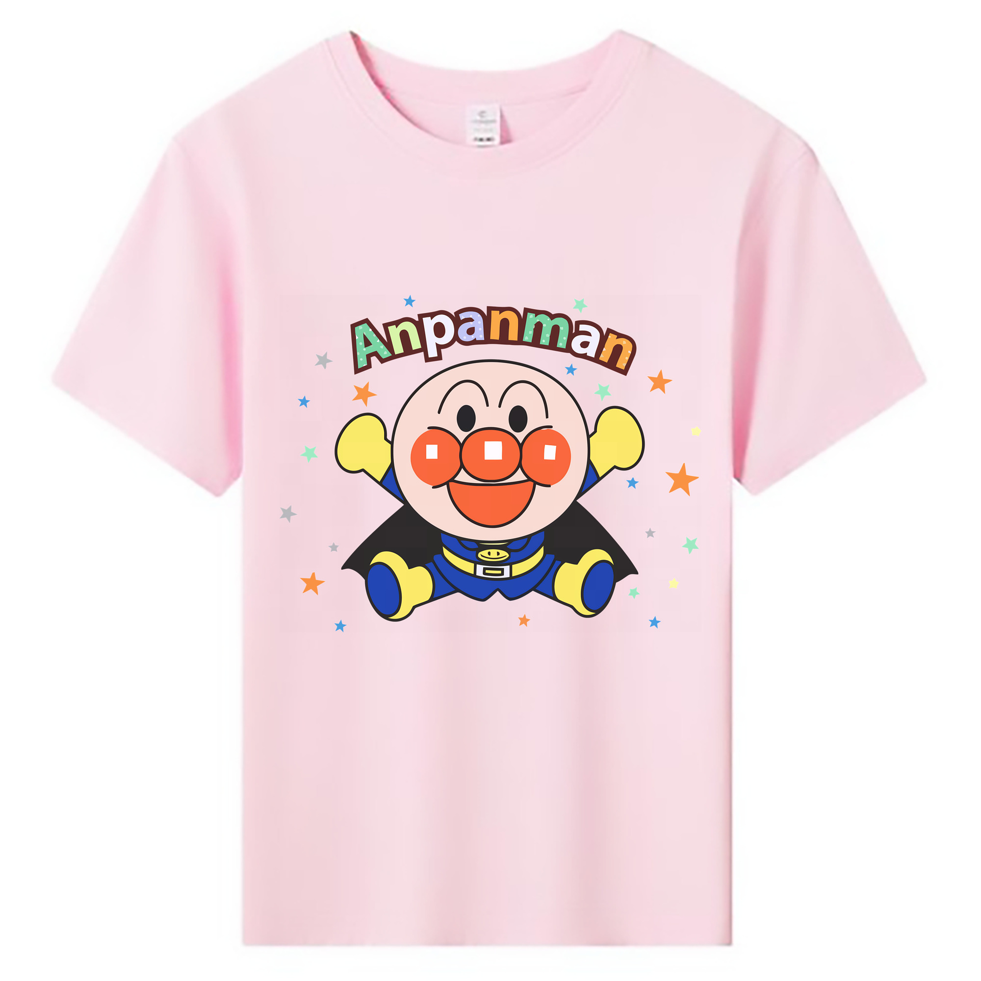 （画像用） アンパンマン Anpanman 綿100％キッズTシャツ（フロントプリント）