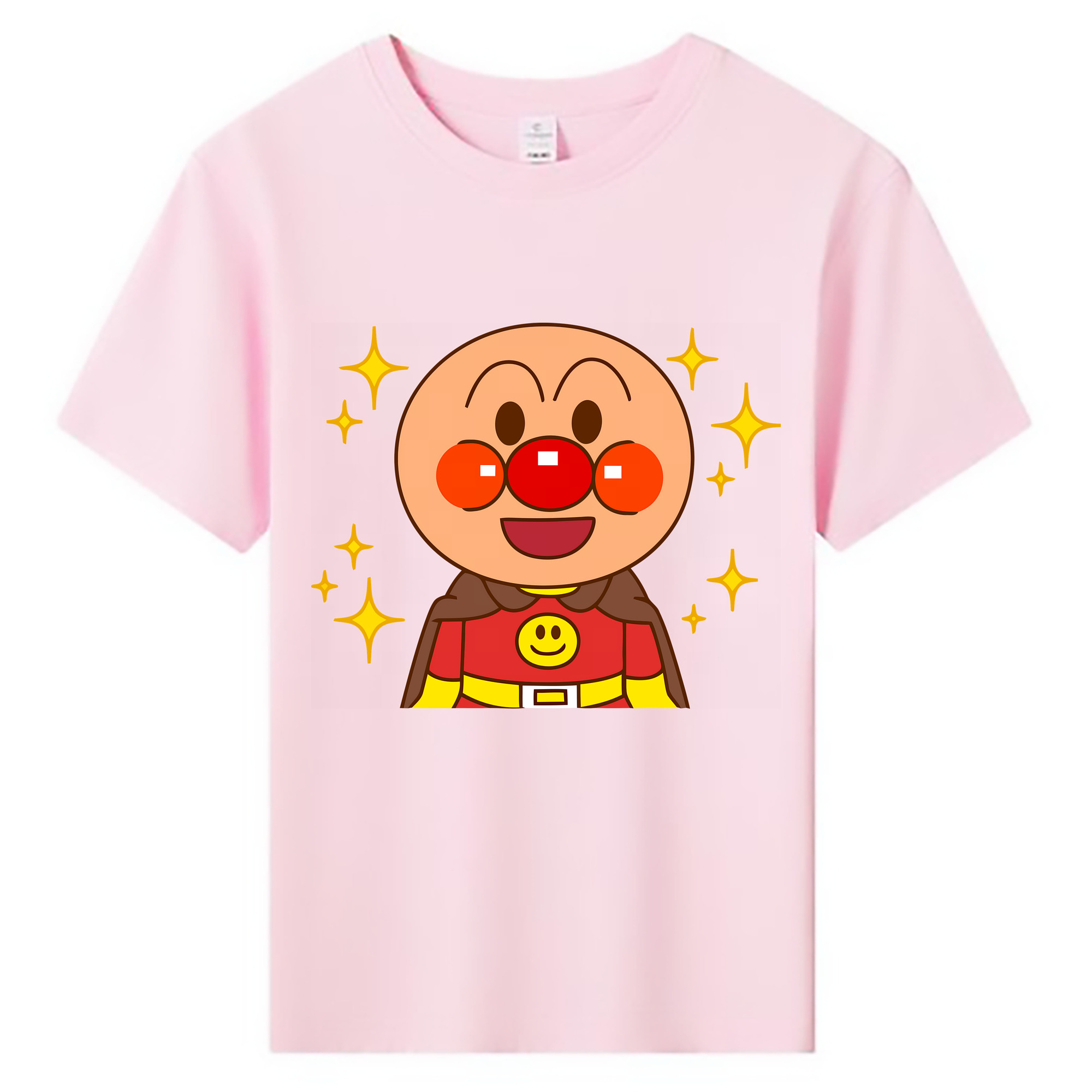 （画像用） アンパンマン Anpanman 綿100％キッズTシャツ（フロントプリント）
