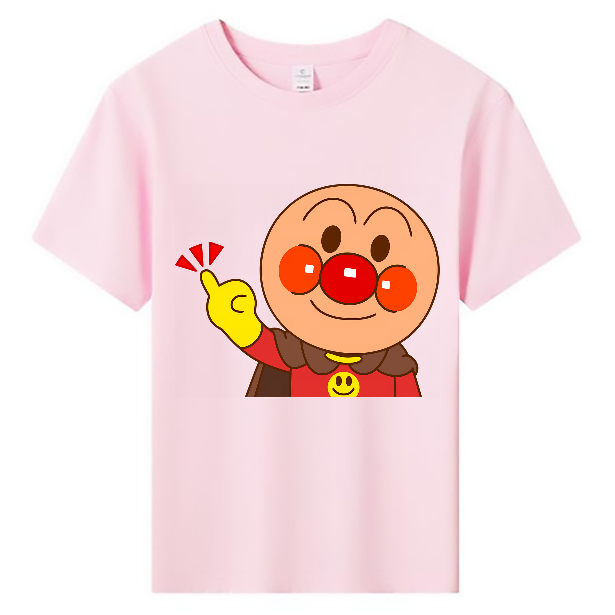 （画像用） アンパンマン Anpanman 綿100％キッズTシャツ（フロントプリント）