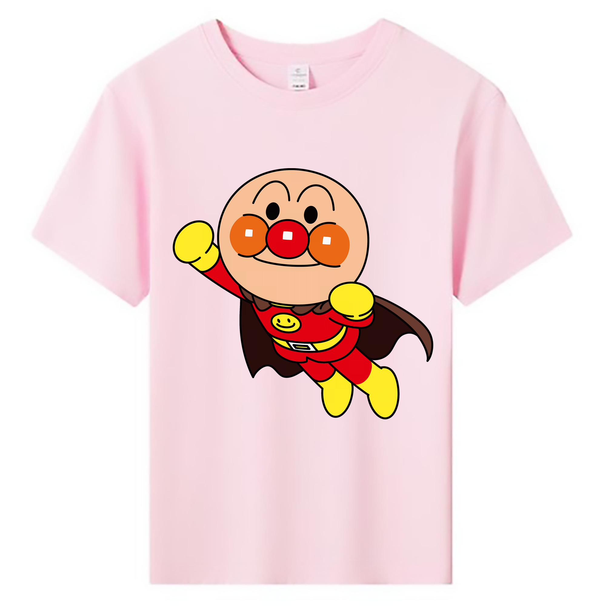 （画像用） アンパンマン Anpanman 綿100％キッズTシャツ（フロントプリント）