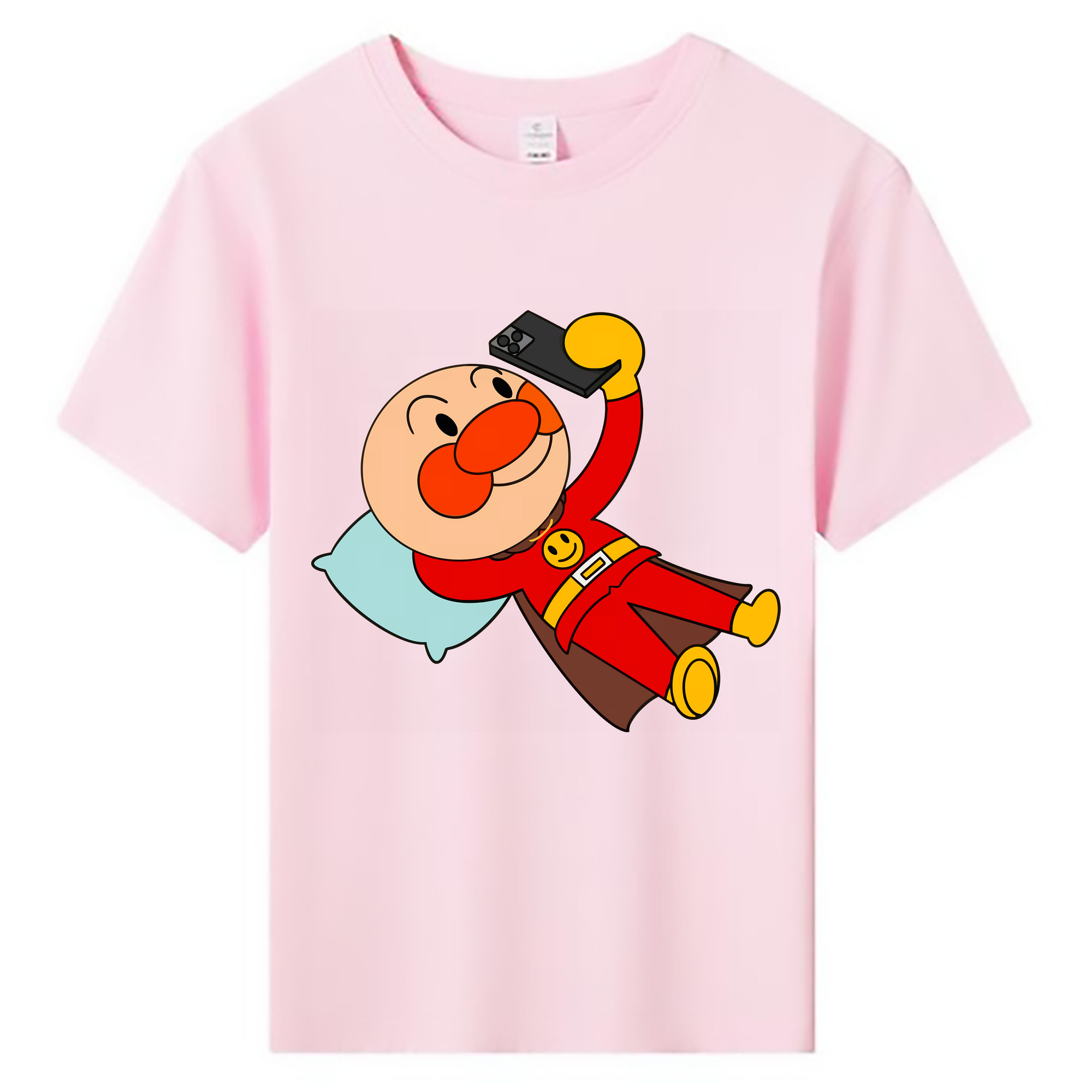 （画像用） アンパンマン Anpanman 綿100％キッズTシャツ（フロントプリント）