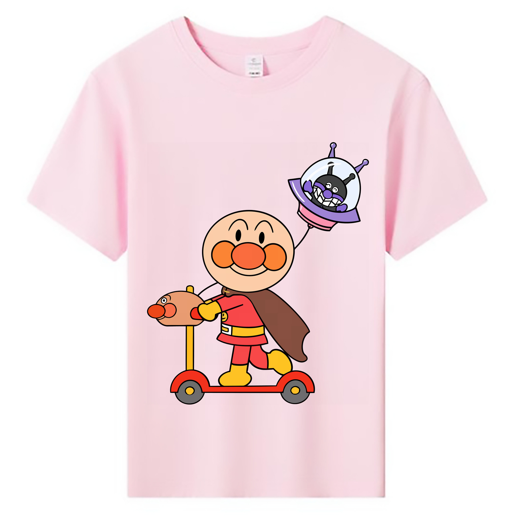 （画像用） アンパンマン Anpanman 綿100％キッズTシャツ（フロントプリント）
