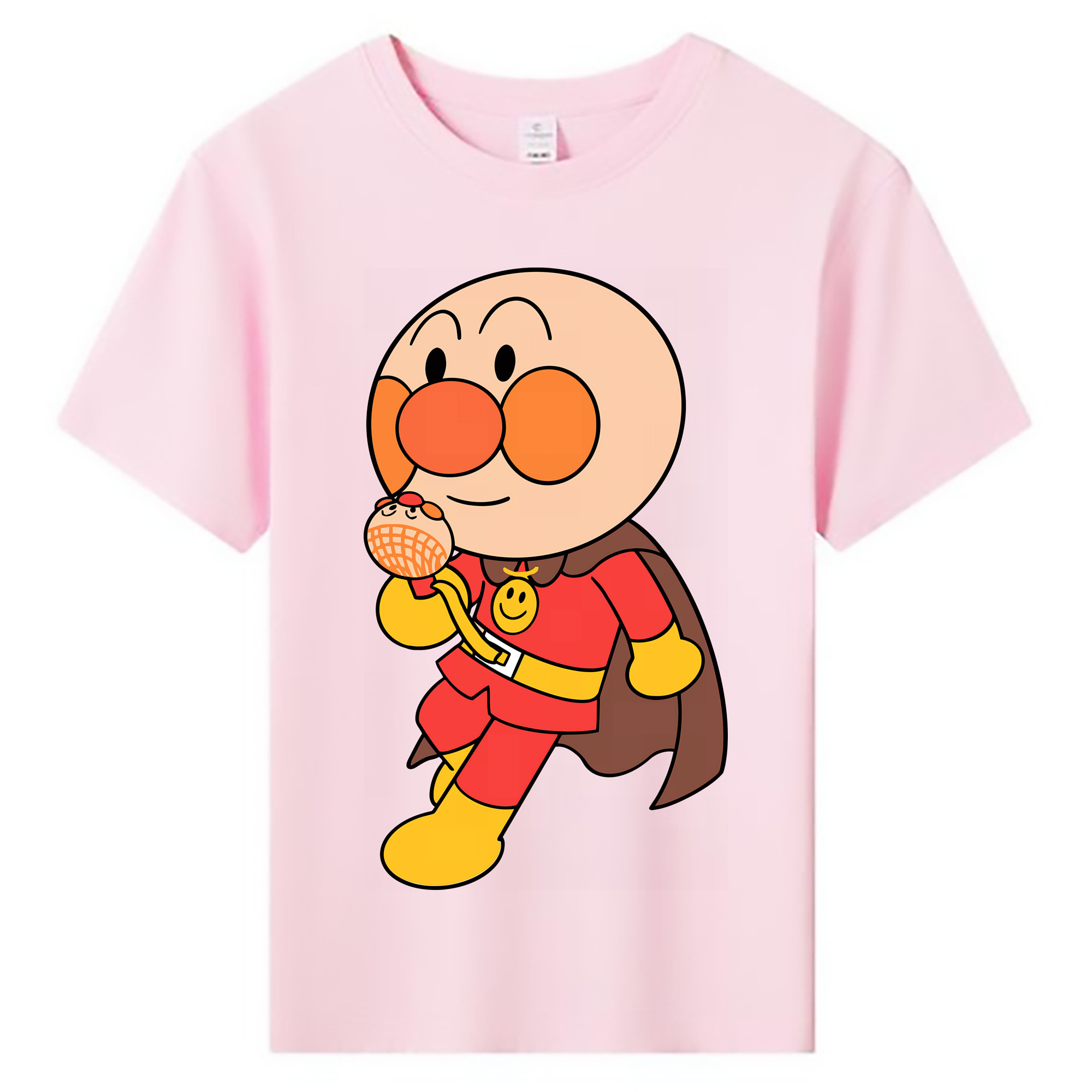 （画像用） アンパンマン Anpanman 綿100％キッズTシャツ（フロントプリント）