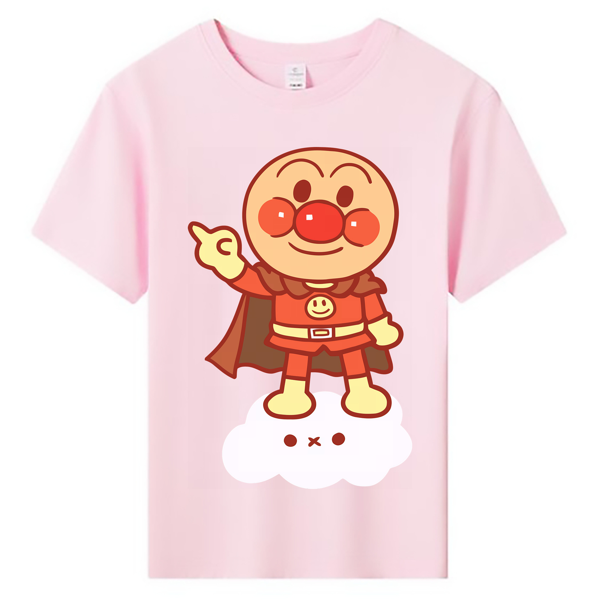 （画像用） アンパンマン Anpanman 綿100％キッズTシャツ（フロントプリント）