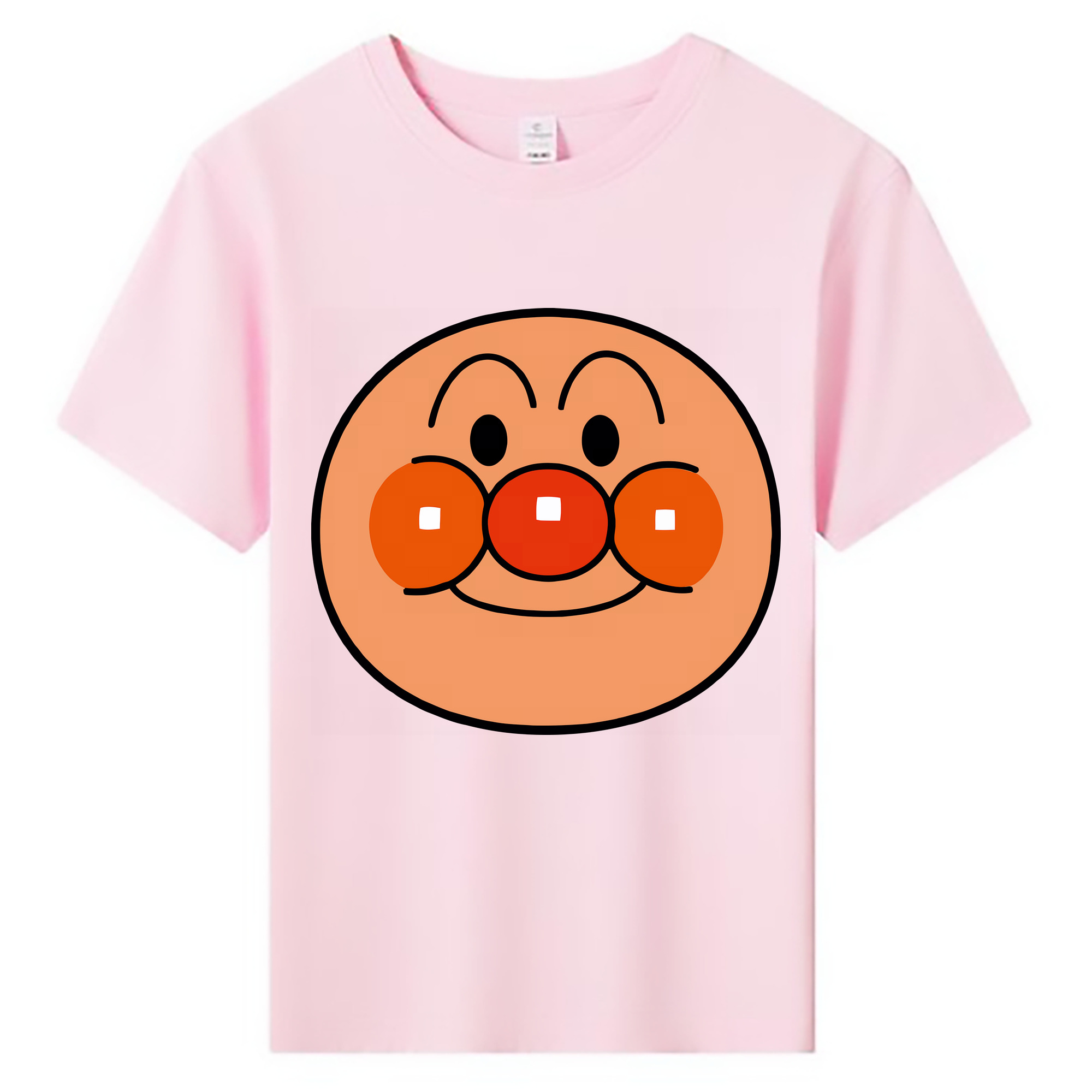 （画像用） アンパンマン Anpanman 綿100％キッズTシャツ（フロントプリント）