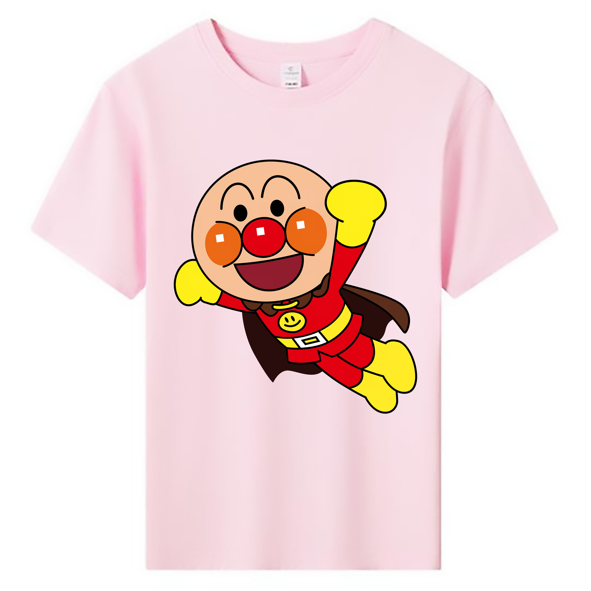 （画像用） アンパンマン Anpanman 綿100％キッズTシャツ（フロントプリント）