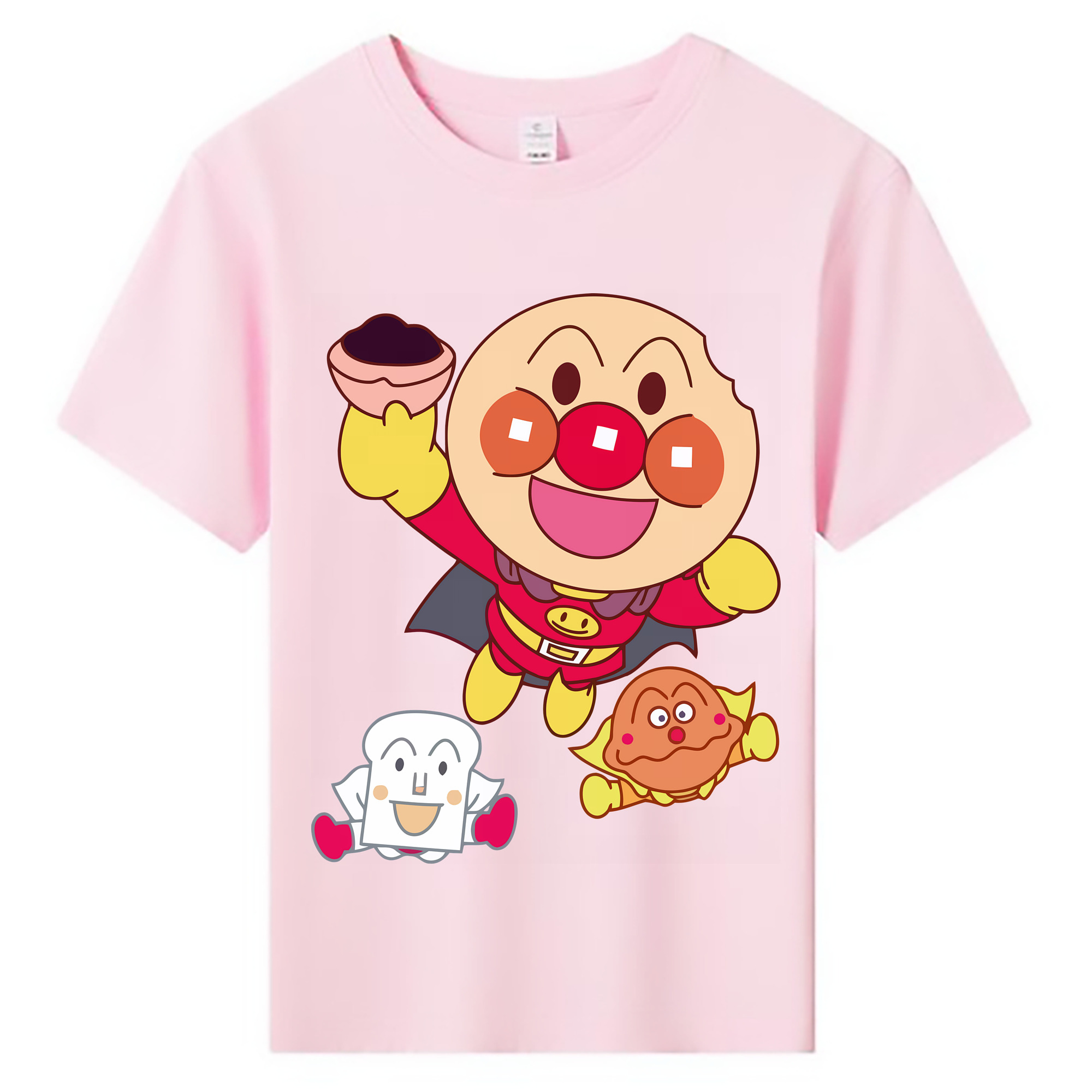 （画像用） アンパンマン Anpanman 綿100％キッズTシャツ（フロントプリント）
