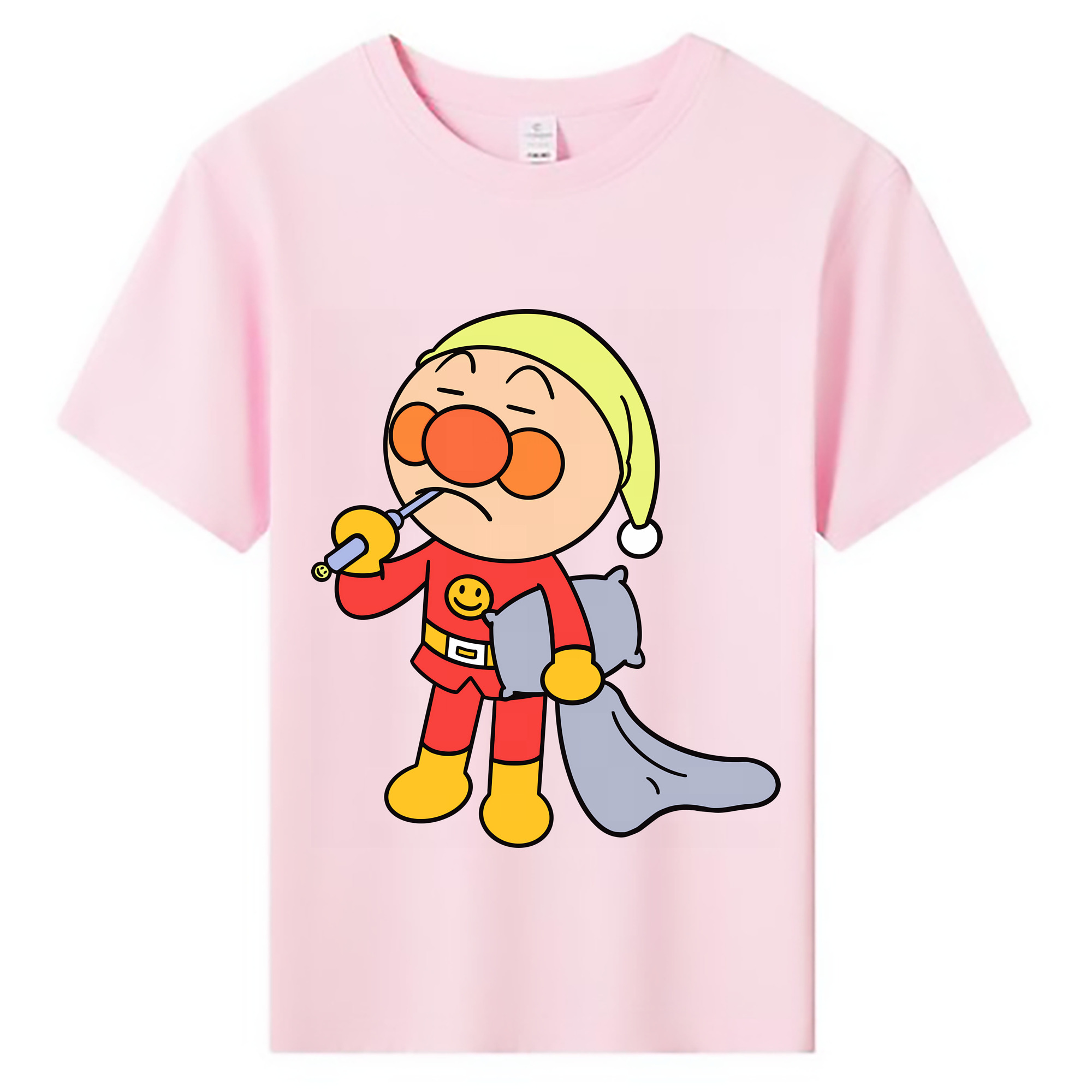 （画像用） アンパンマン Anpanman 綿100％キッズTシャツ（フロントプリント）