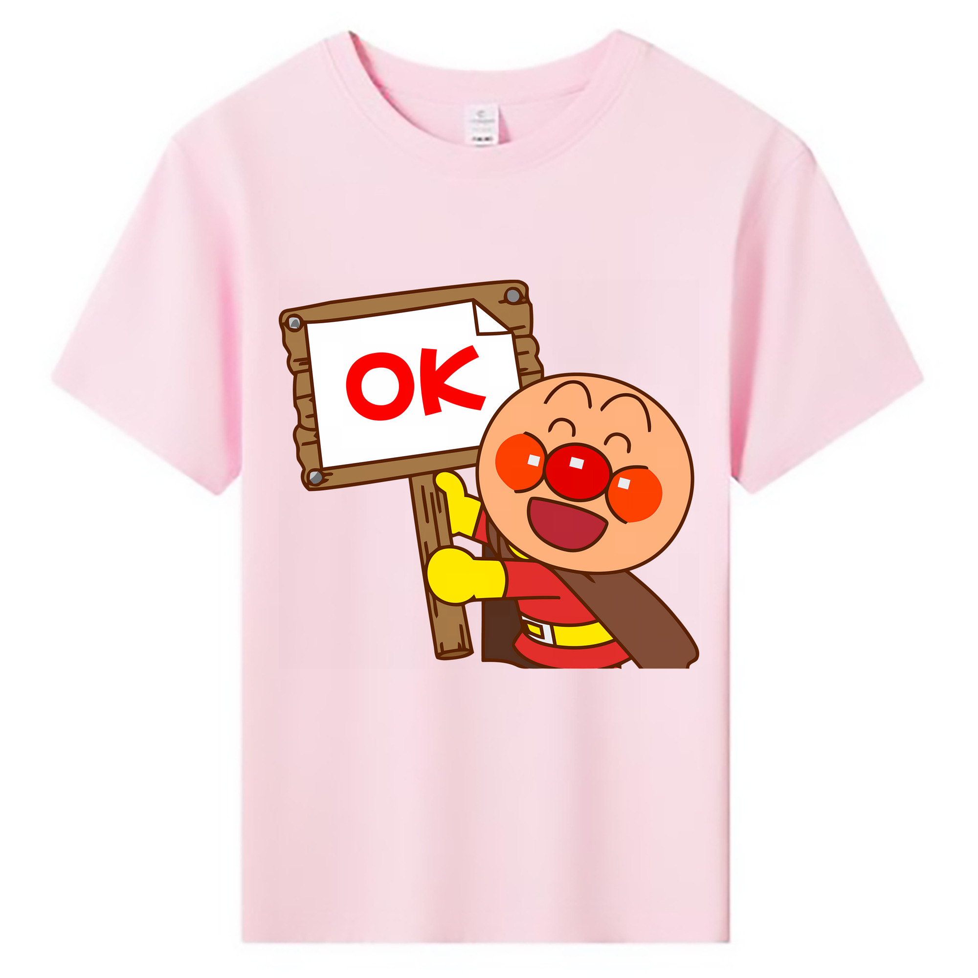 （画像用） アンパンマン Anpanman 綿100％キッズTシャツ（フロントプリント）