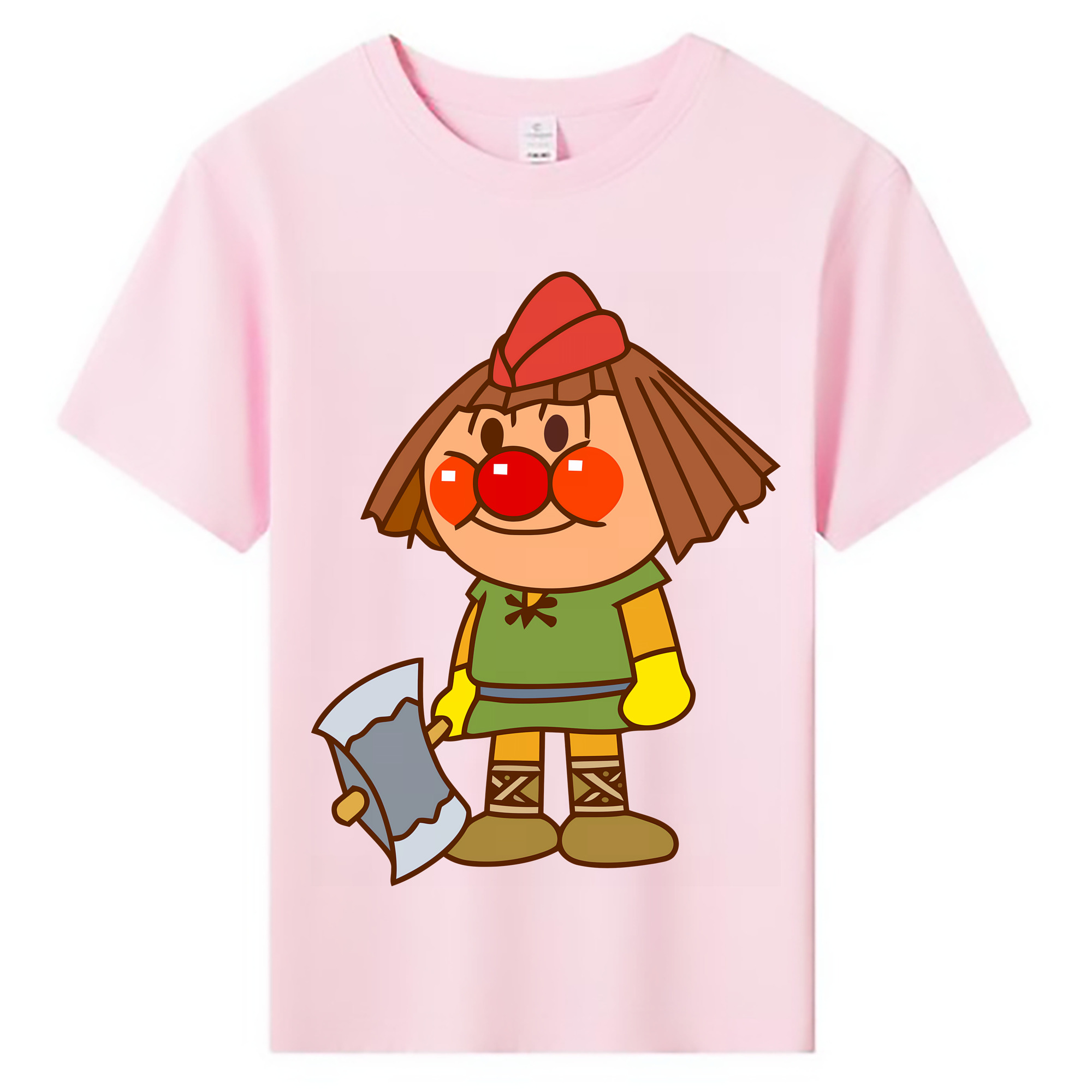 （画像用） アンパンマン Anpanman 綿100％キッズTシャツ（フロントプリント）