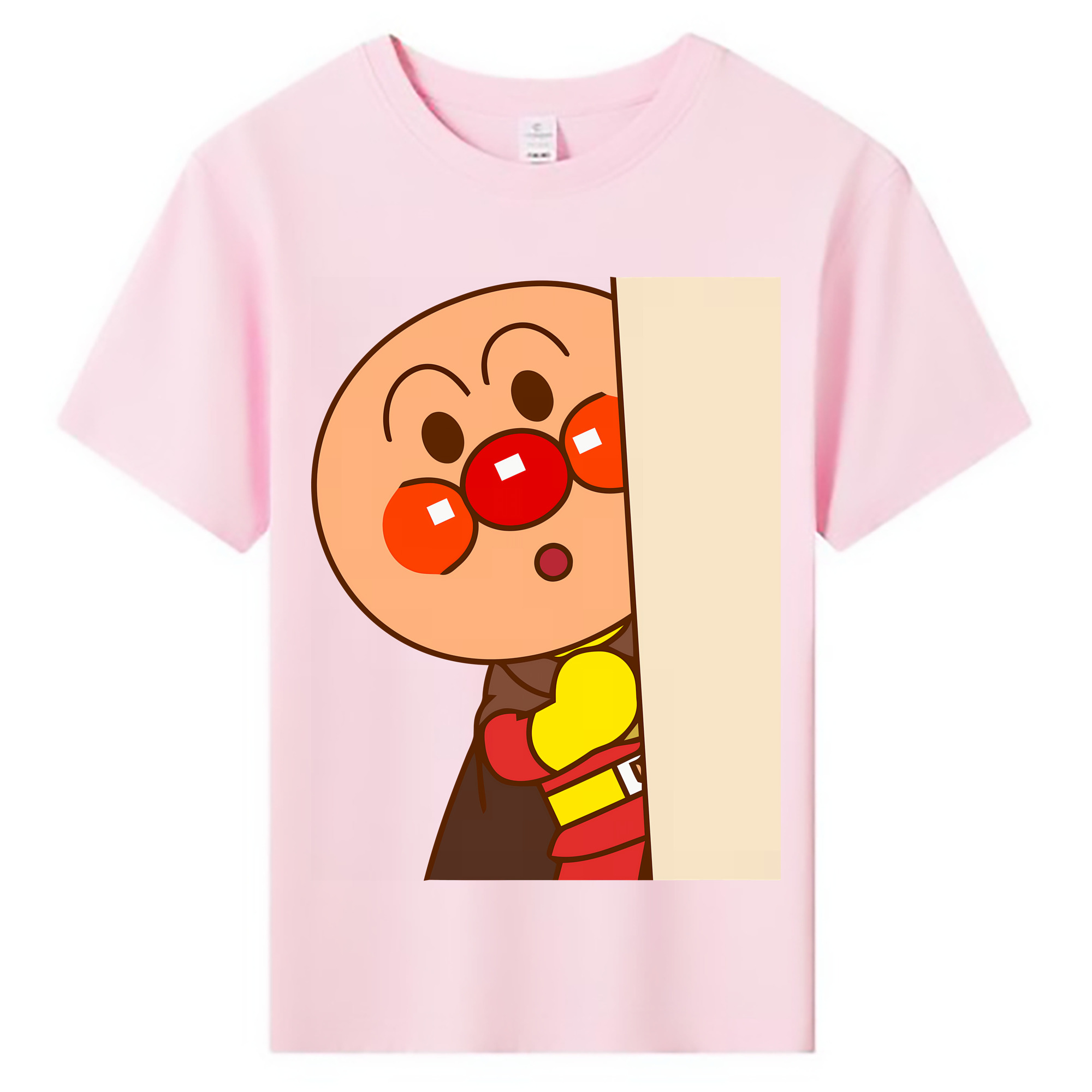 （画像用） アンパンマン Anpanman 綿100％キッズTシャツ（フロントプリント）