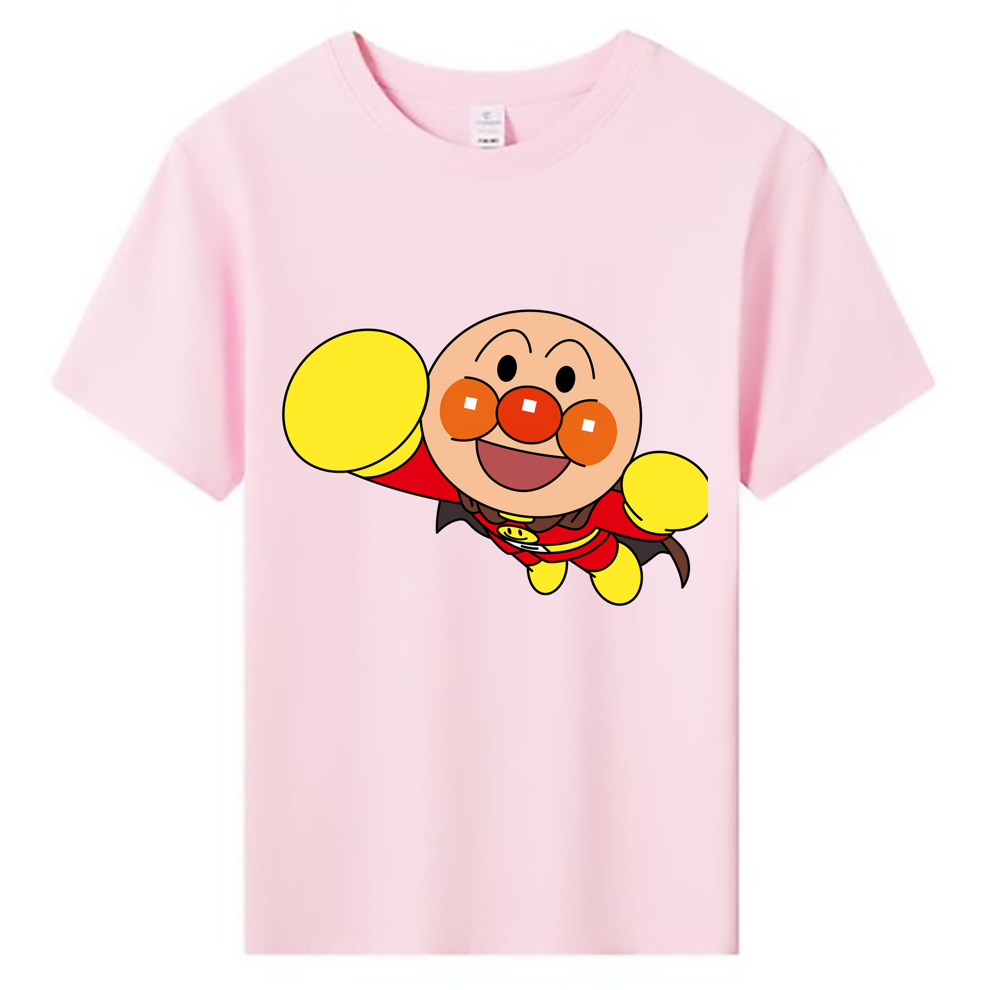 （画像用） アンパンマン Anpanman 綿100％キッズTシャツ（フロントプリント）
