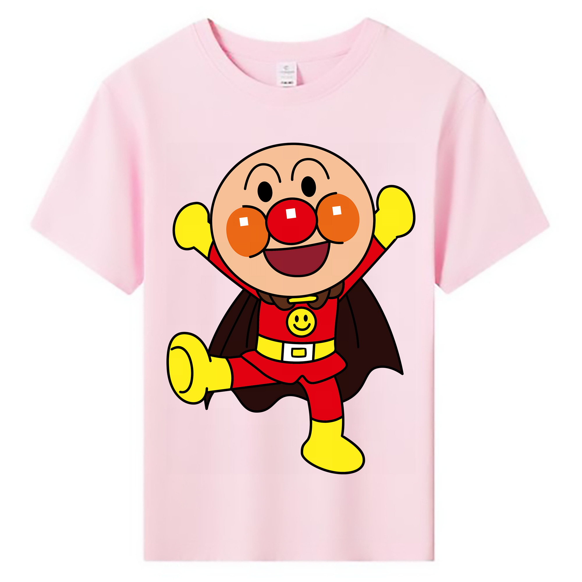 （画像用） アンパンマン Anpanman 綿100％キッズTシャツ（フロントプリント）