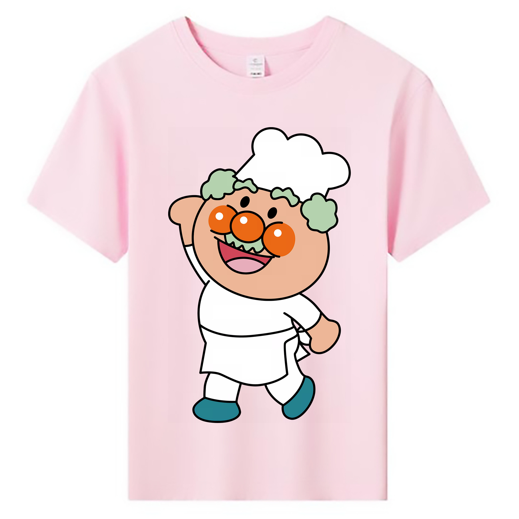 （画像用） アンパンマン Anpanman 綿100％キッズTシャツ（フロントプリント）