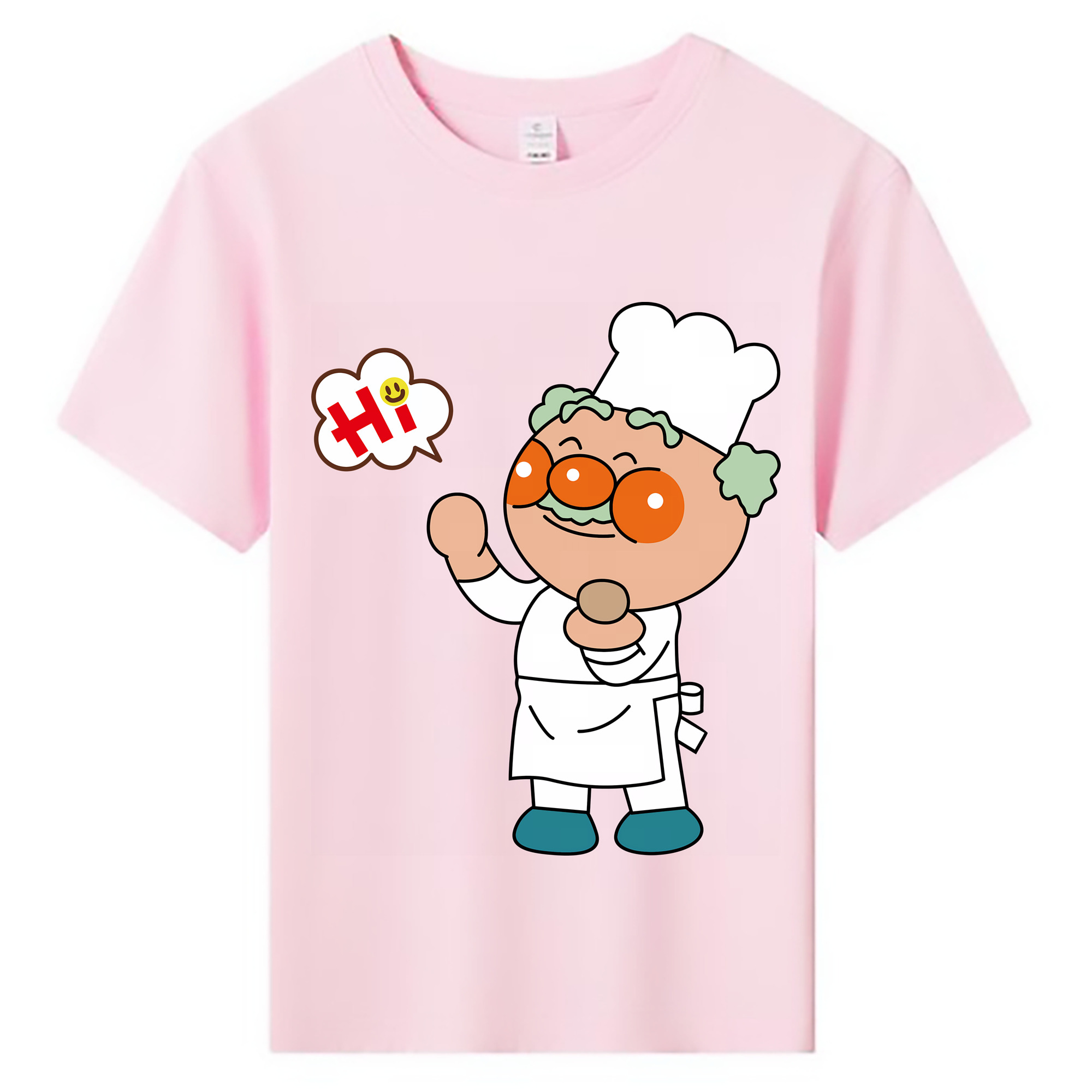 （画像用） アンパンマン Anpanman 綿100％キッズTシャツ（フロントプリント）