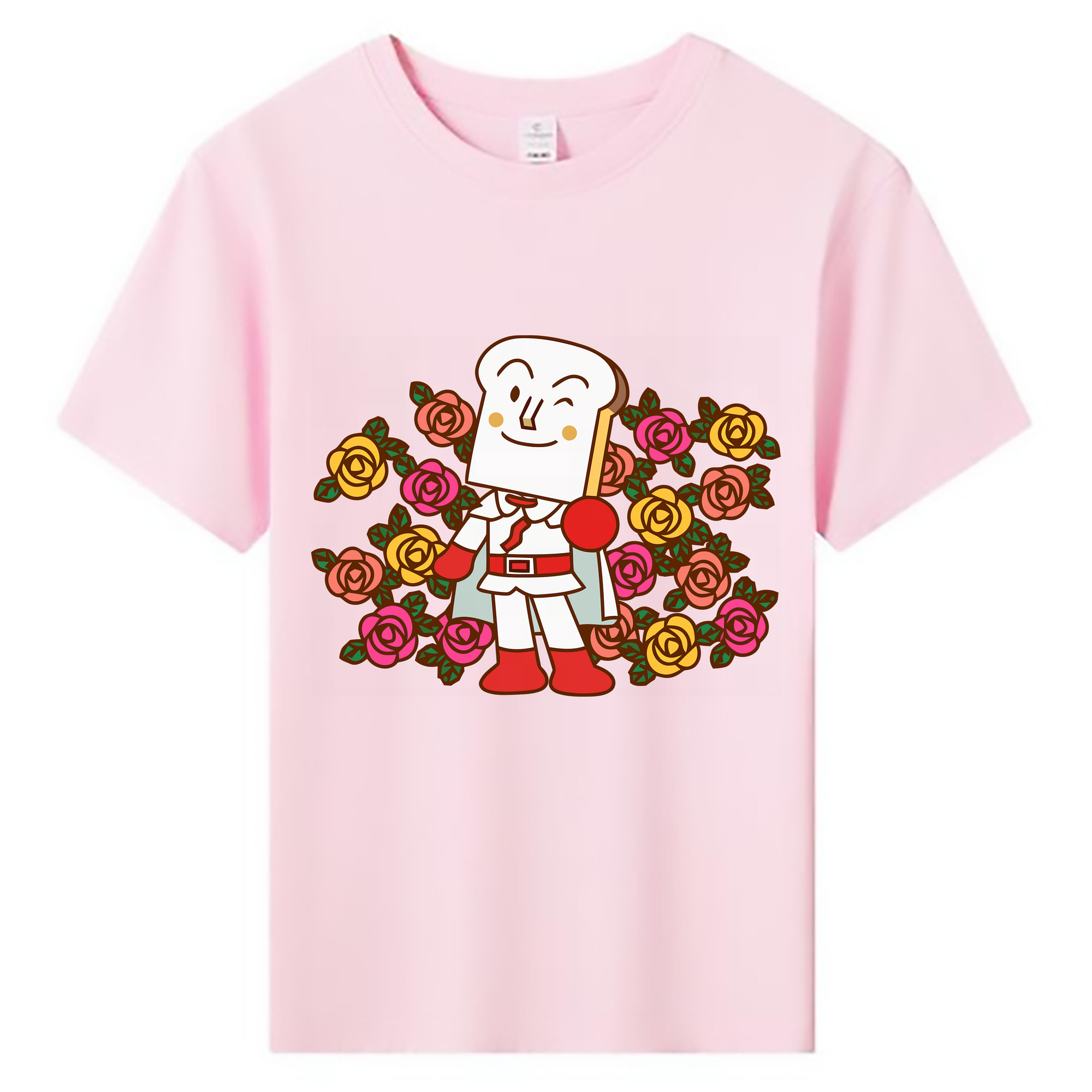 （画像用） アンパンマン Anpanman 綿100％キッズTシャツ（フロントプリント）