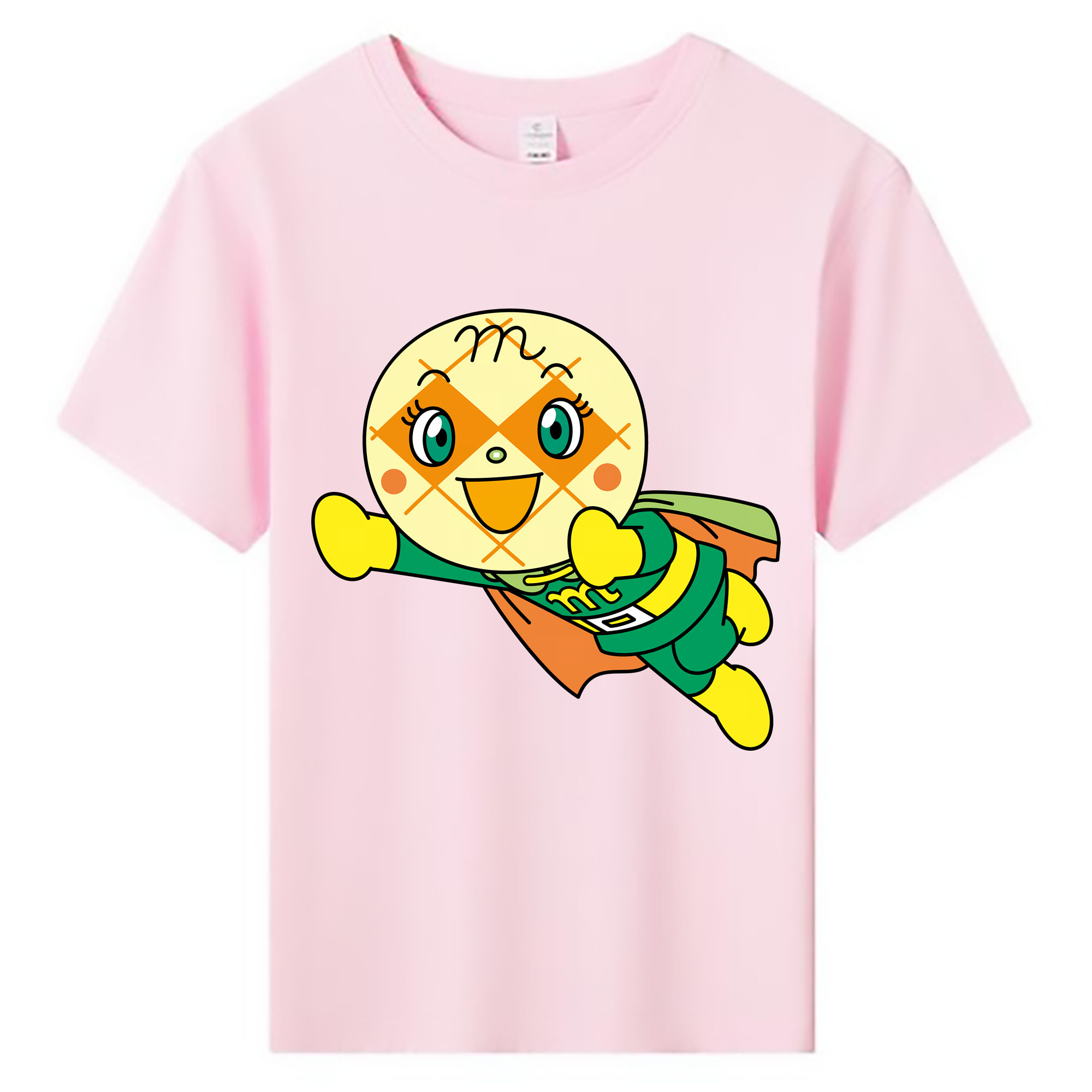 （画像用） アンパンマン Anpanman 綿100％キッズTシャツ（フロントプリント）