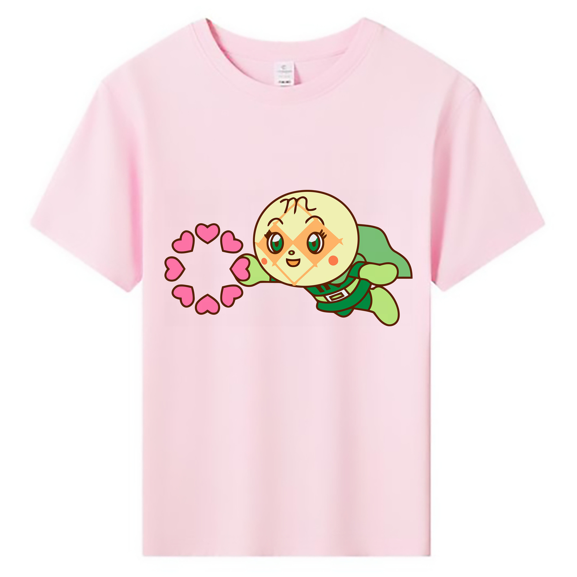 （画像用） アンパンマン Anpanman 綿100％キッズTシャツ（フロントプリント）