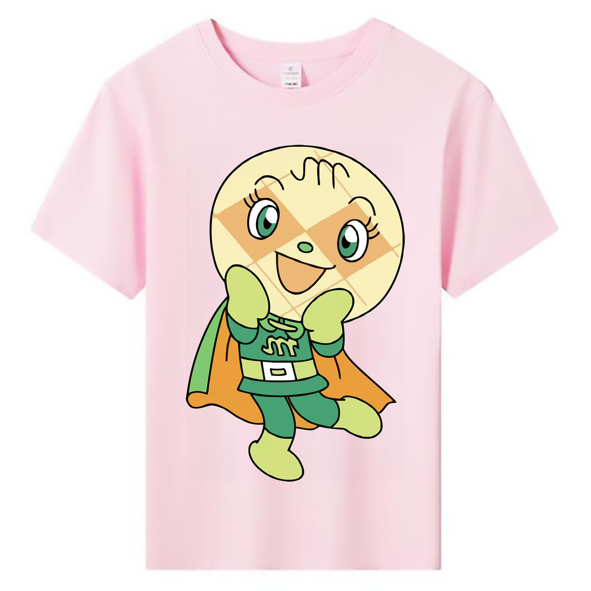 （画像用） アンパンマン Anpanman 綿100％キッズTシャツ（フロントプリント）