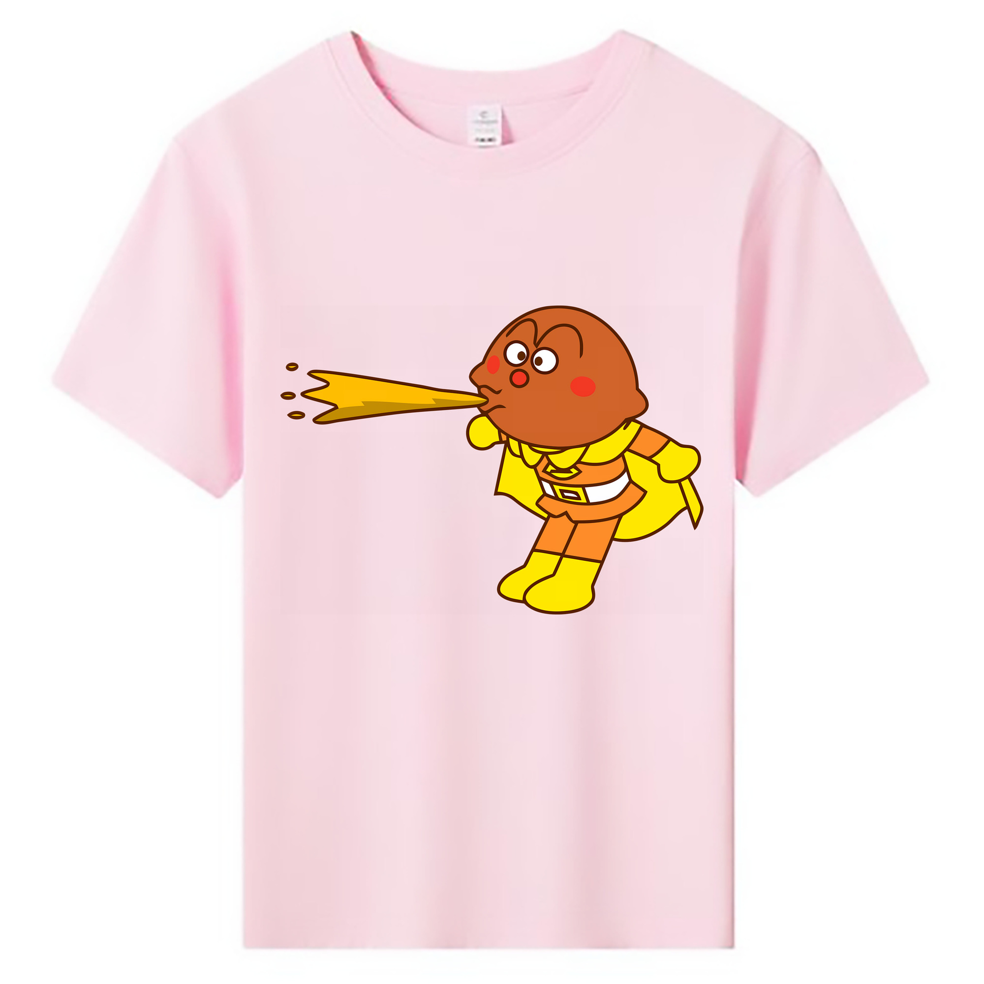 （画像用） アンパンマン Anpanman 綿100％キッズTシャツ（フロントプリント）