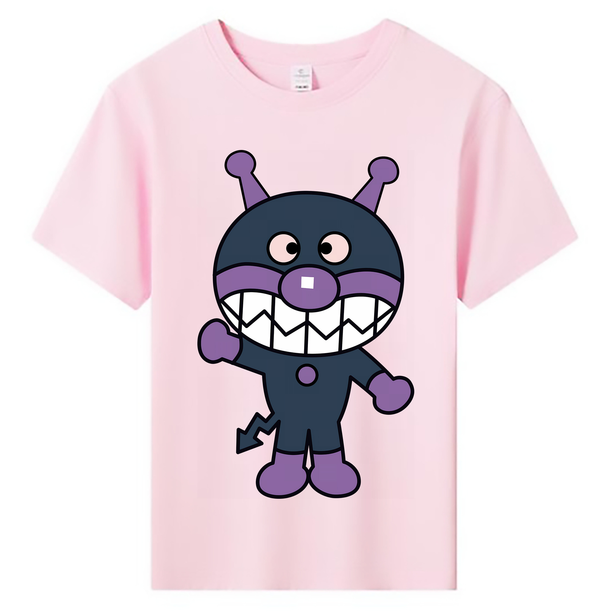 （画像用） アンパンマン Anpanman 綿100％キッズTシャツ（フロントプリント）