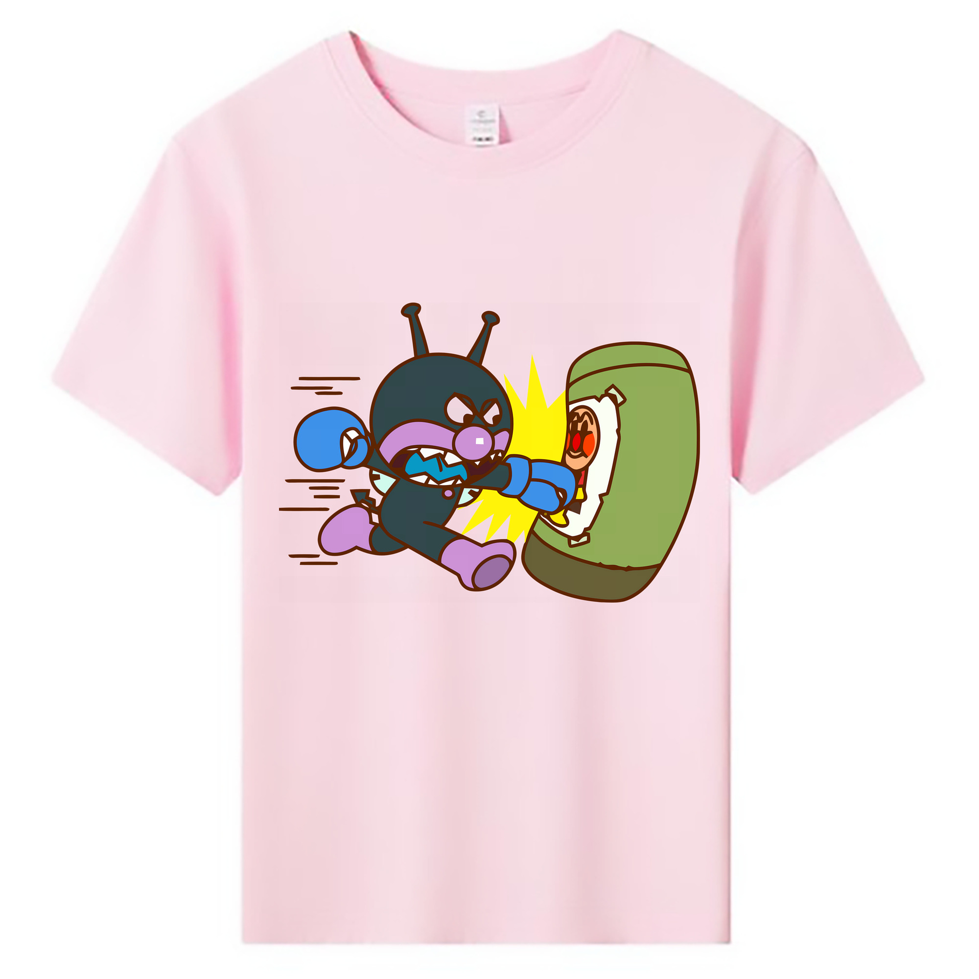 （画像用） アンパンマン Anpanman 綿100％キッズTシャツ（フロントプリント）