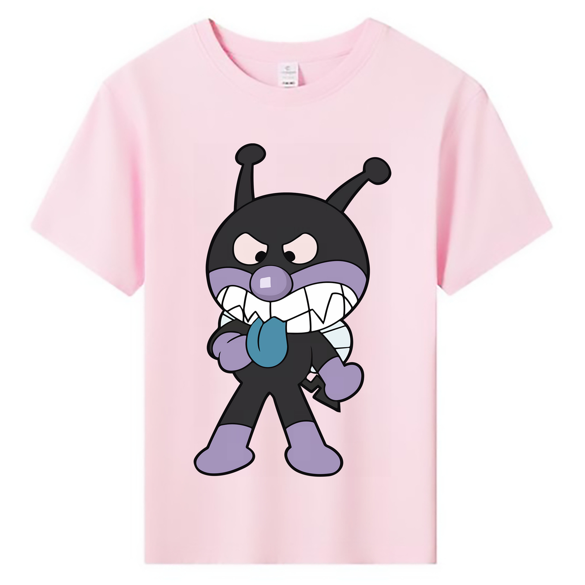 （画像用） アンパンマン Anpanman 綿100％キッズTシャツ（フロントプリント）