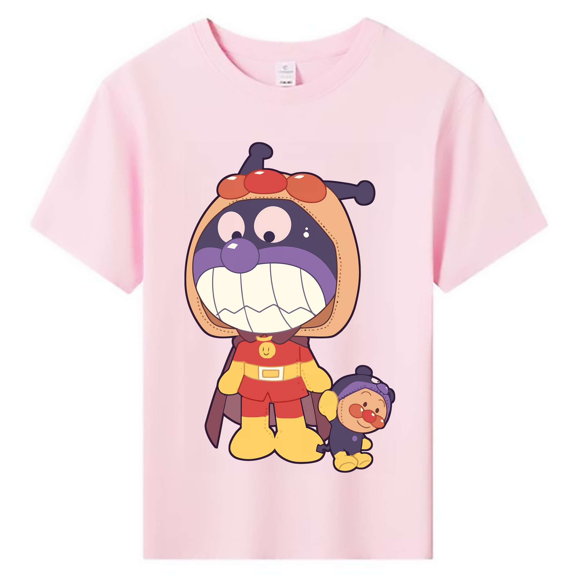 （画像用） アンパンマン Anpanman 綿100％キッズTシャツ（フロントプリント）
